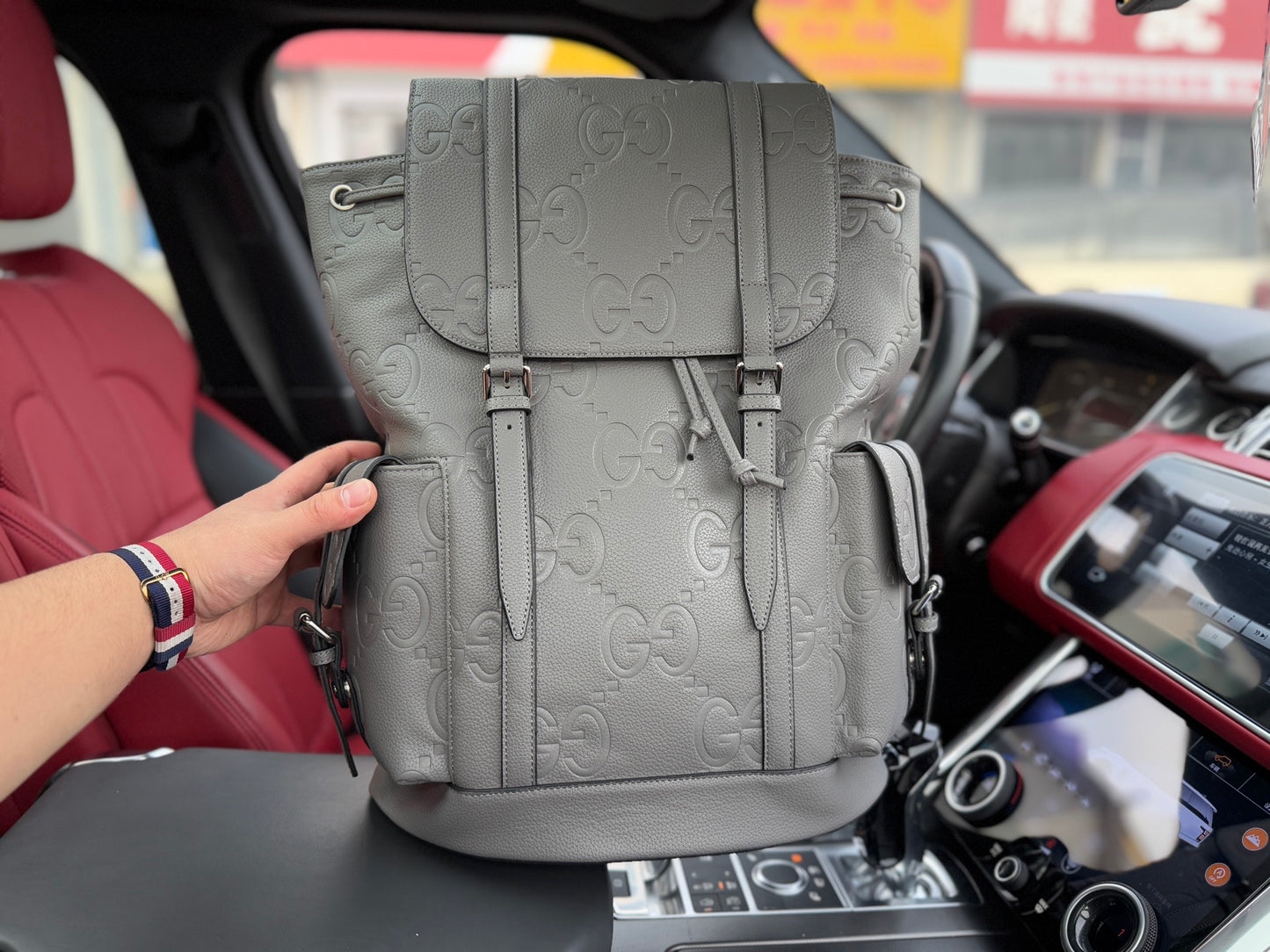 Gucci GG Supreme Large Backpack