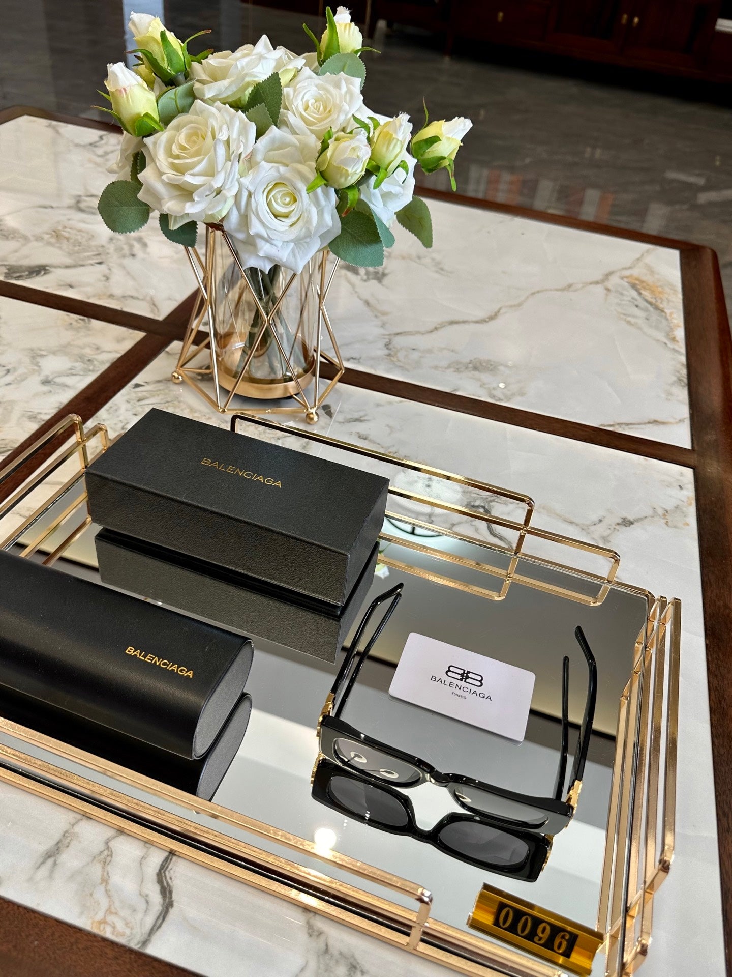 Balenciaga Acetate Polarized Eyeglasses
