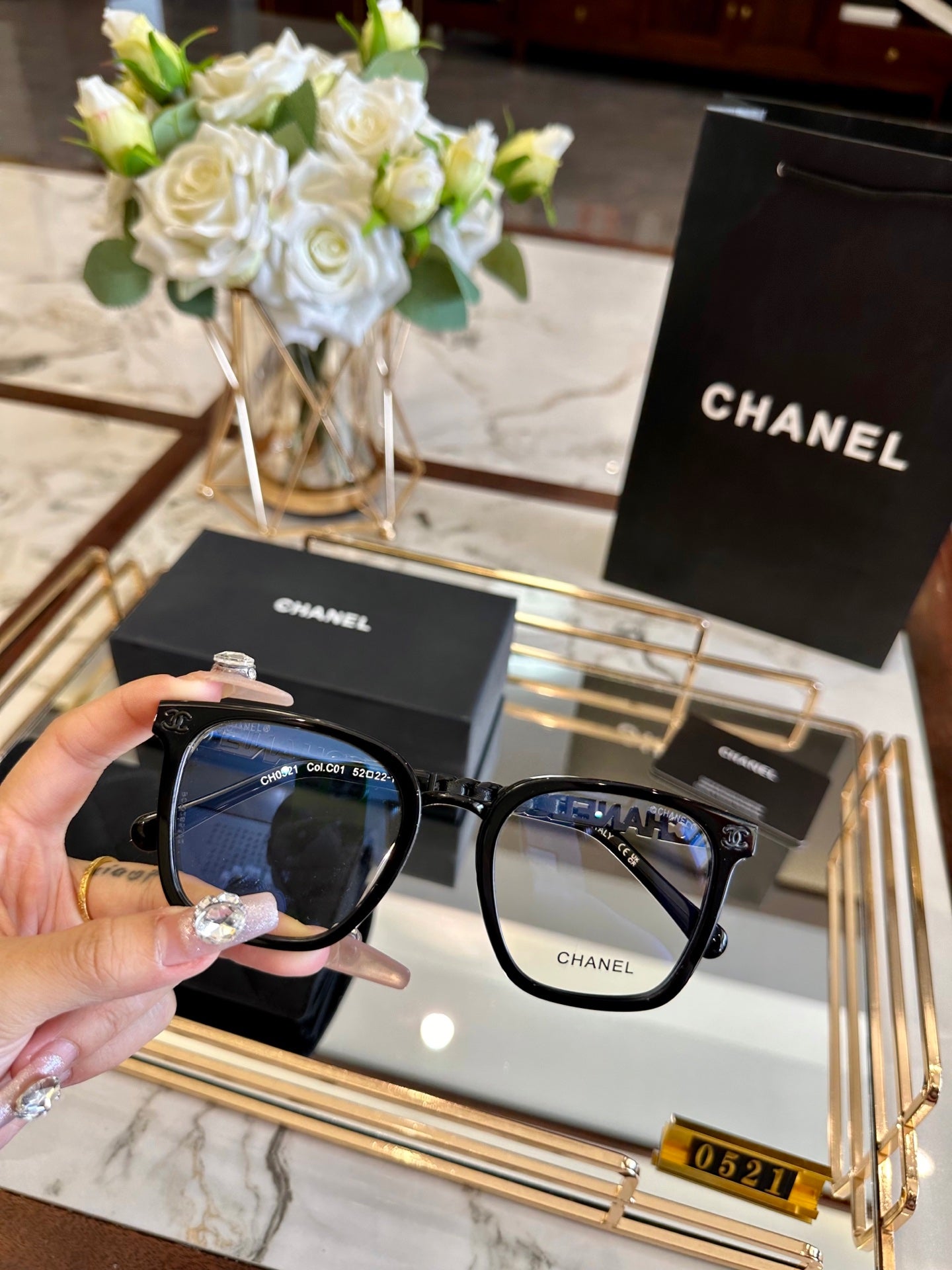 Chanel Polarized Acetate Sunglasses
