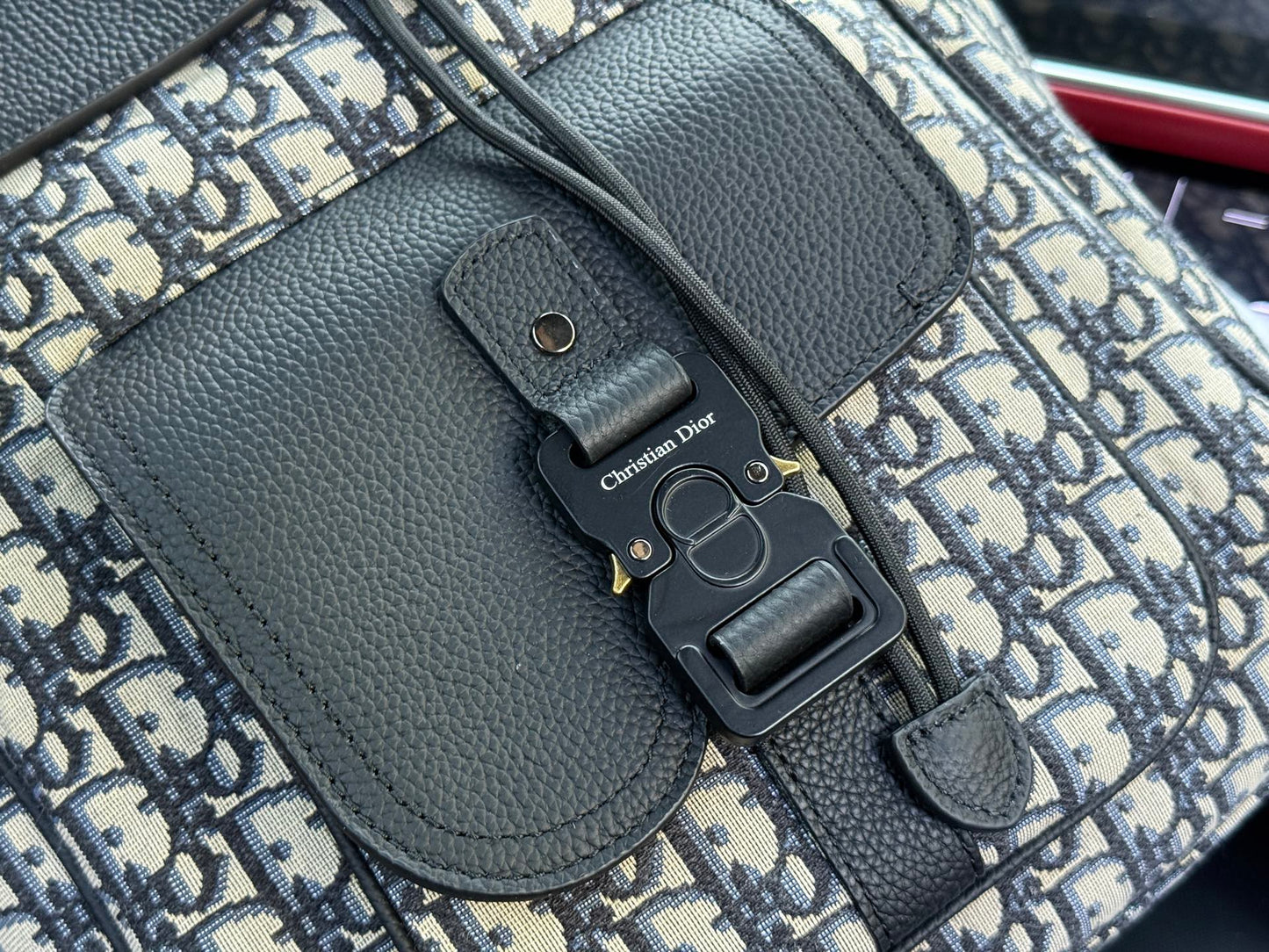 Dior "Door" Oblique Leather Backpack