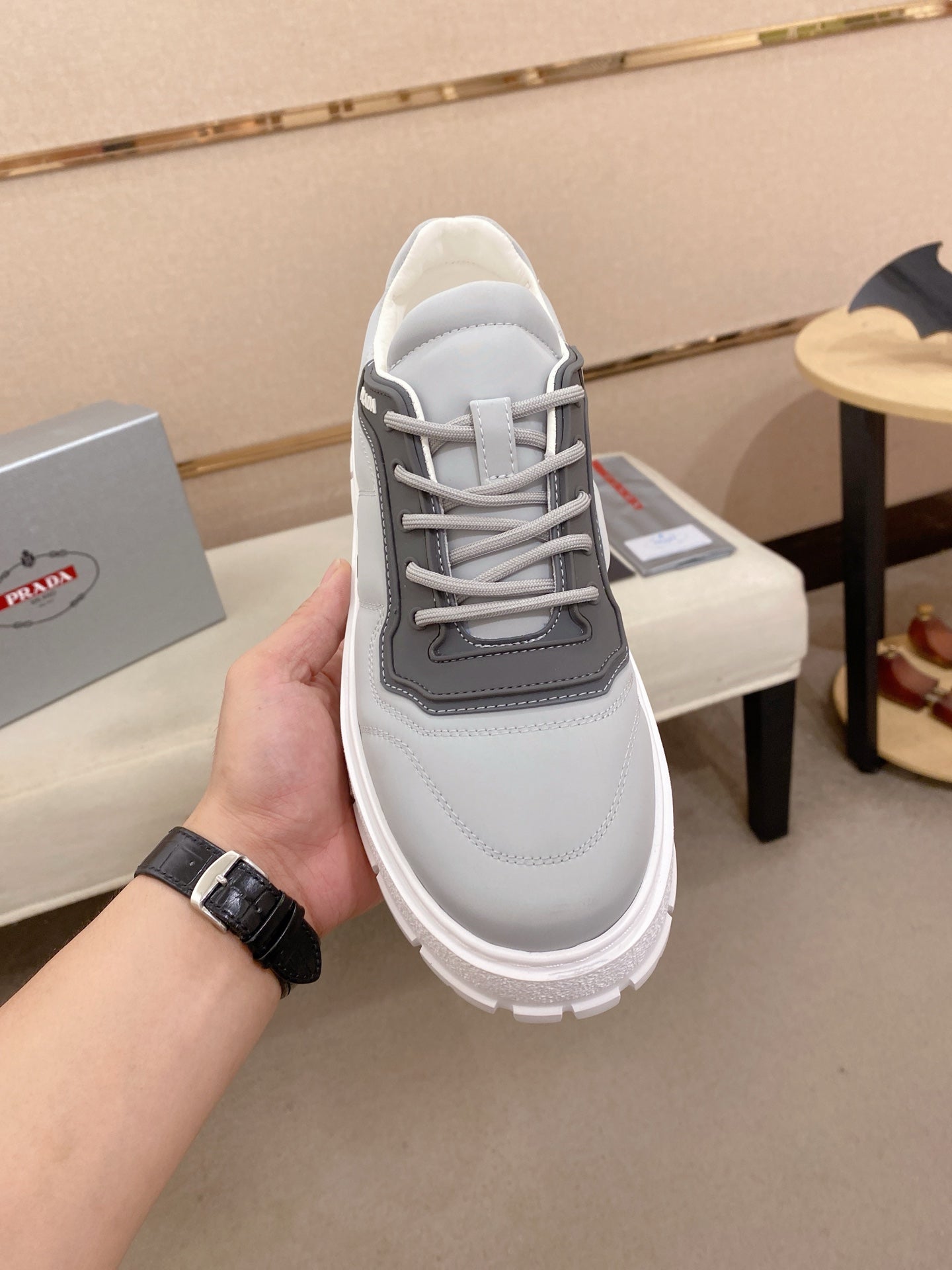 Prada Men's Waterproof Air Cushion Sneakers
