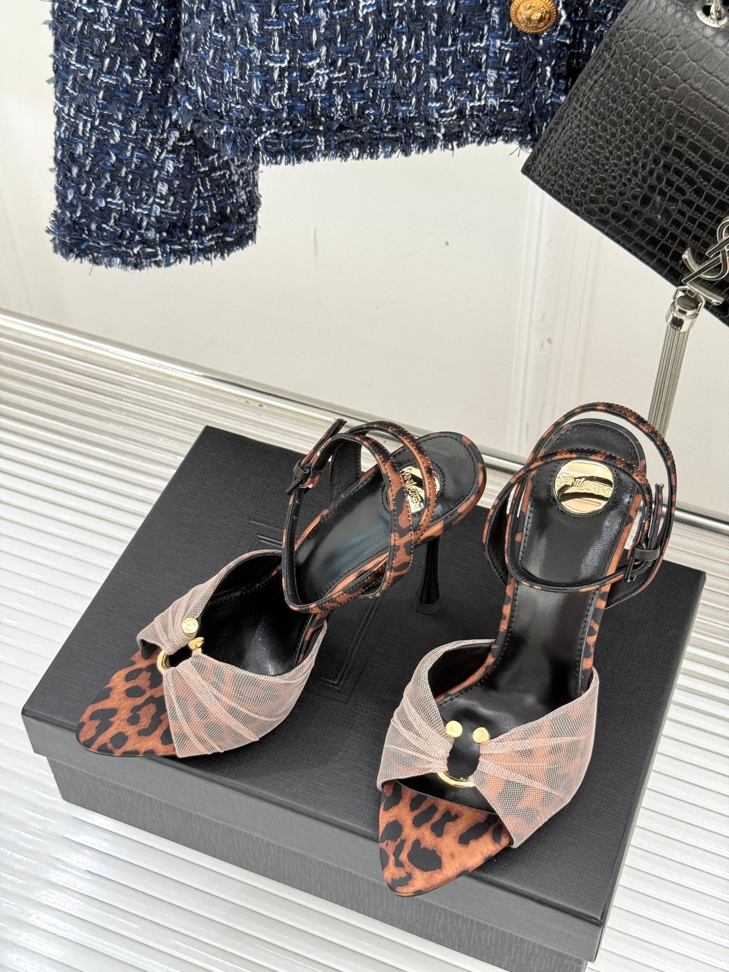 Saint Laurent High-Heel Sandals – 25SS