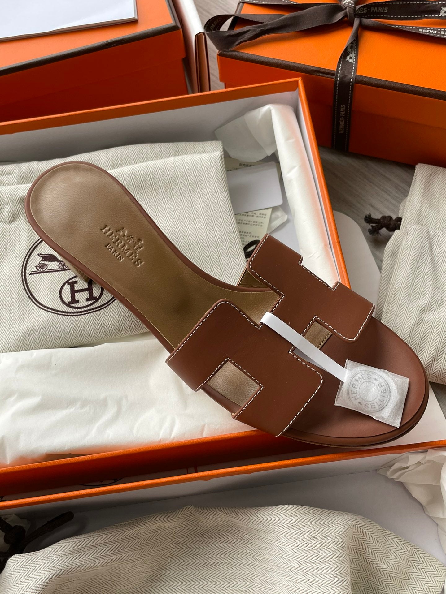 Hermès Classic H Slippers