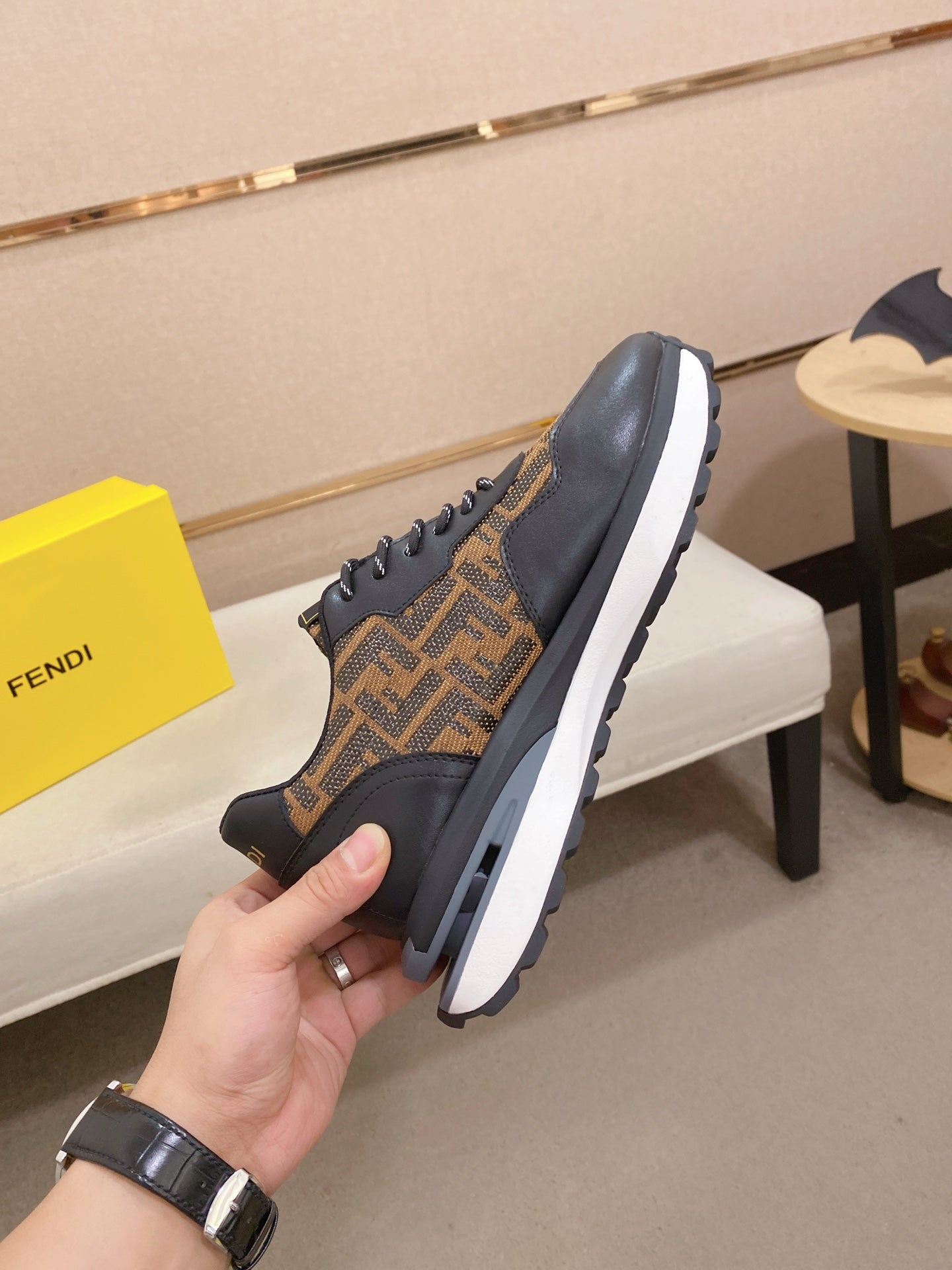 Fendi Men's Leather Loafers
