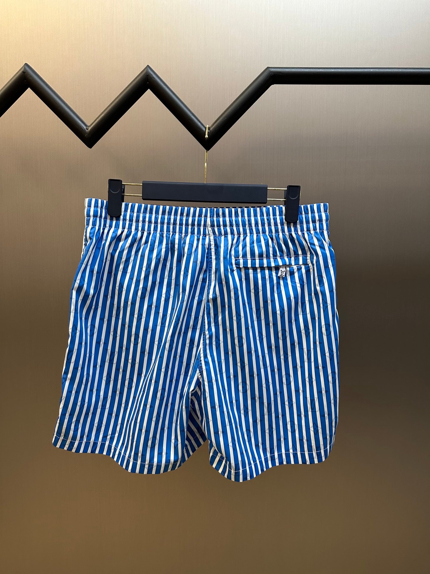Louis Vuitton Striped Print Beach Shorts