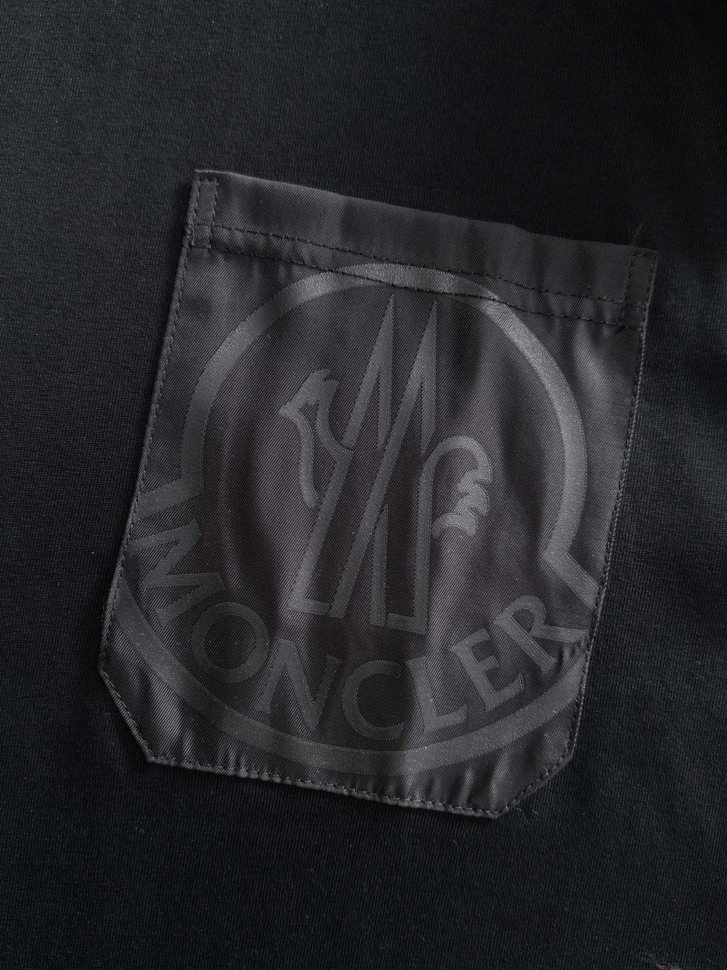 Moncler Woven Pocket Embroidery Logo T-Shirt – 2025SS
