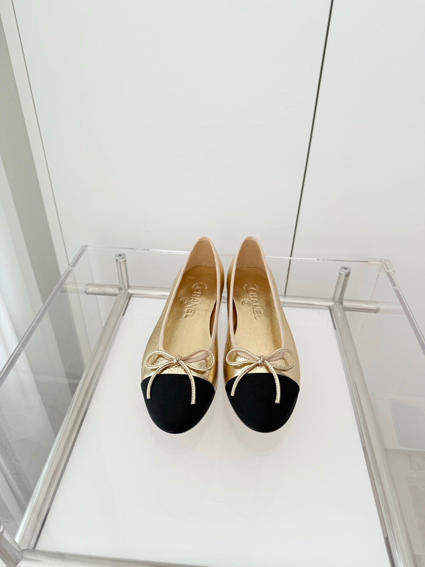 Chanel Classic Metallic Ballerina Flats