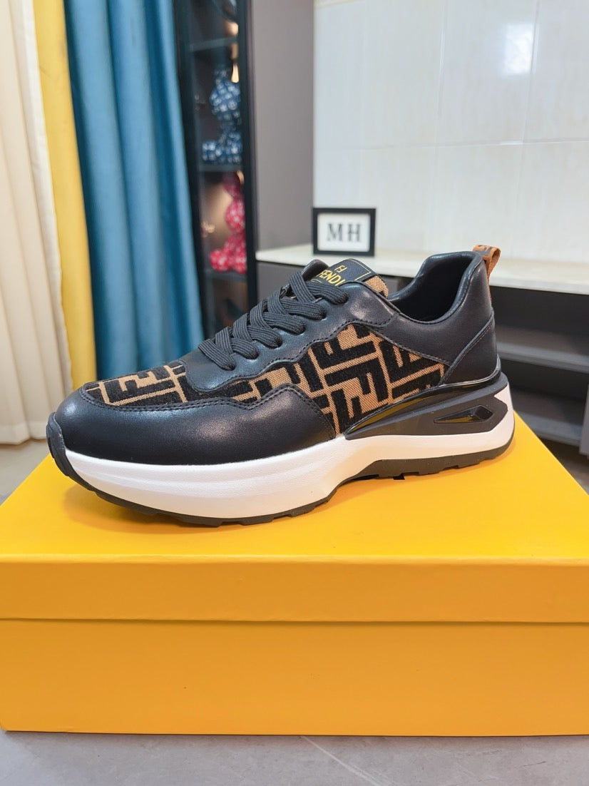 Fendi Classic Calfskin Sneakers