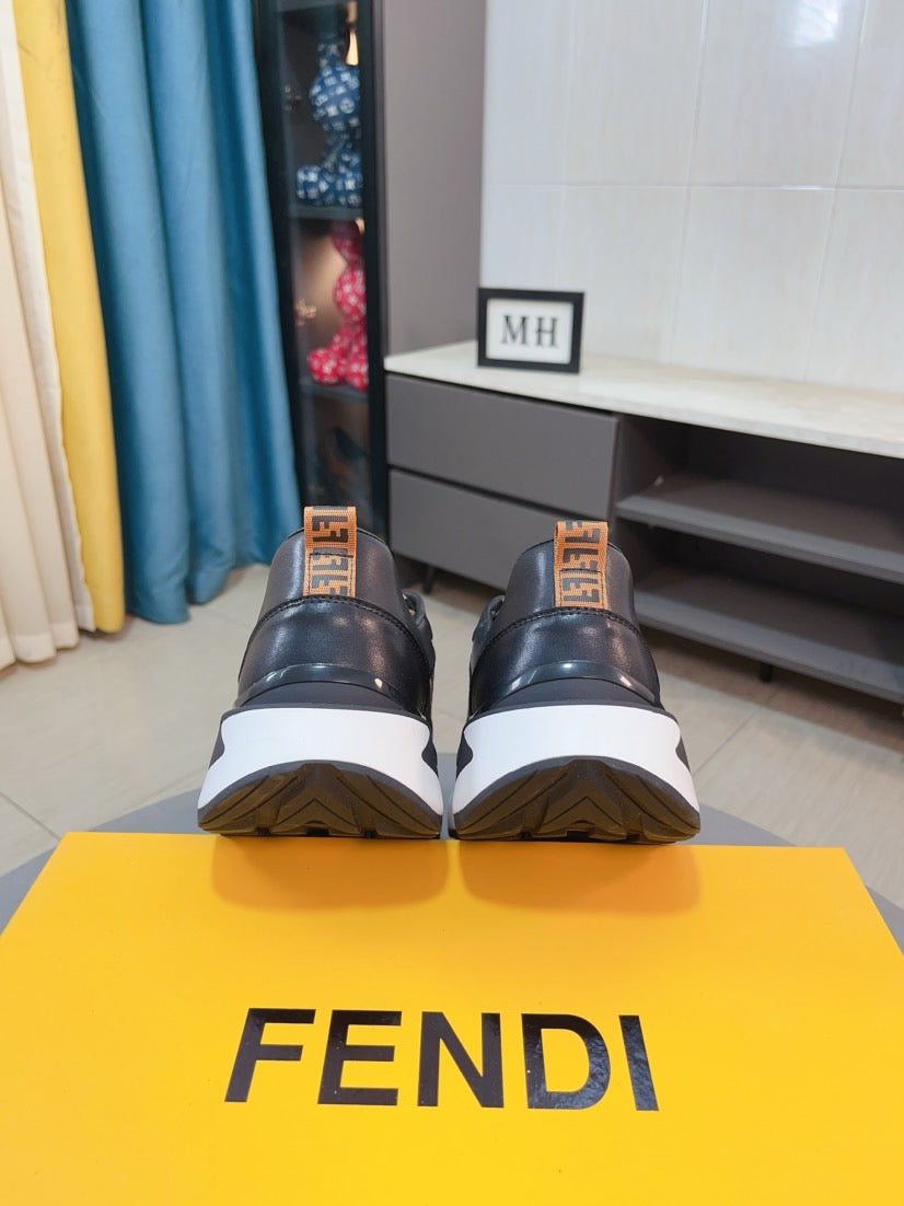 Fendi Classic Calfskin Sneakers