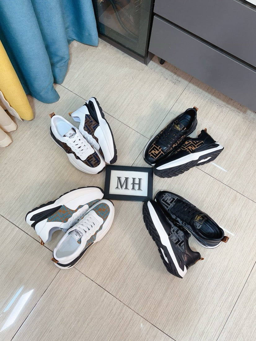 Fendi Classic Calfskin Sneakers