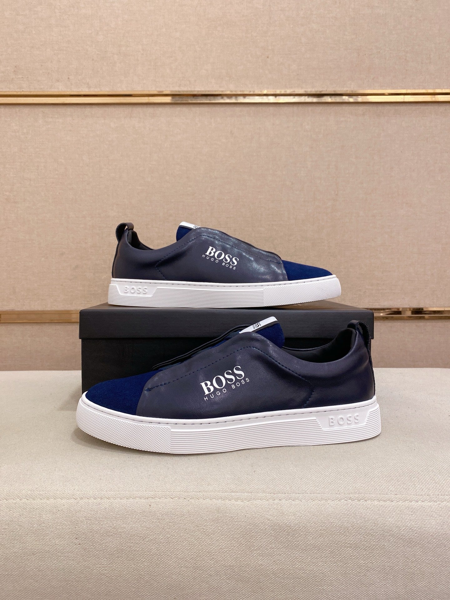 Boss Casual Leather Loafers