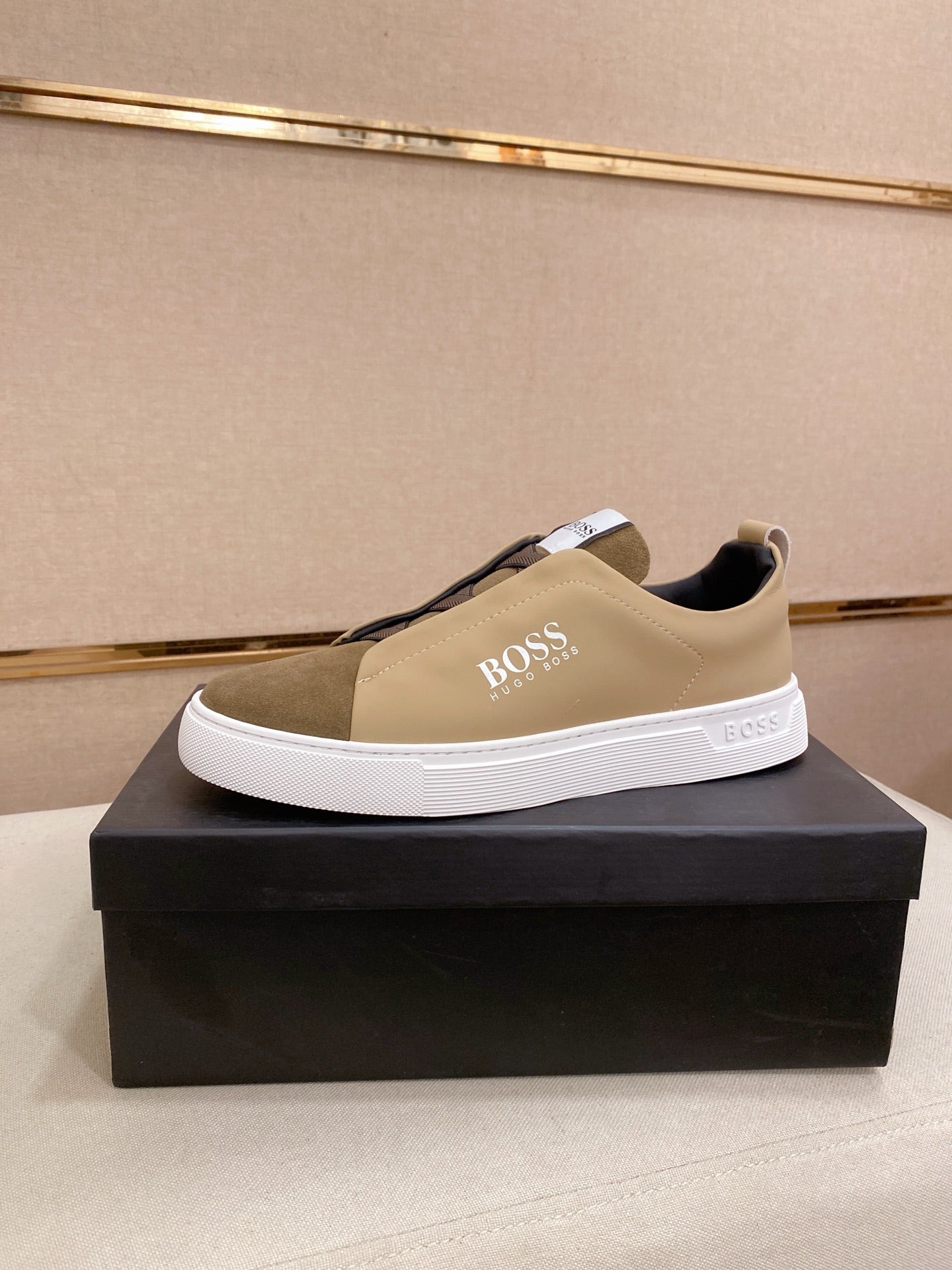 Boss Casual Leather Loafers