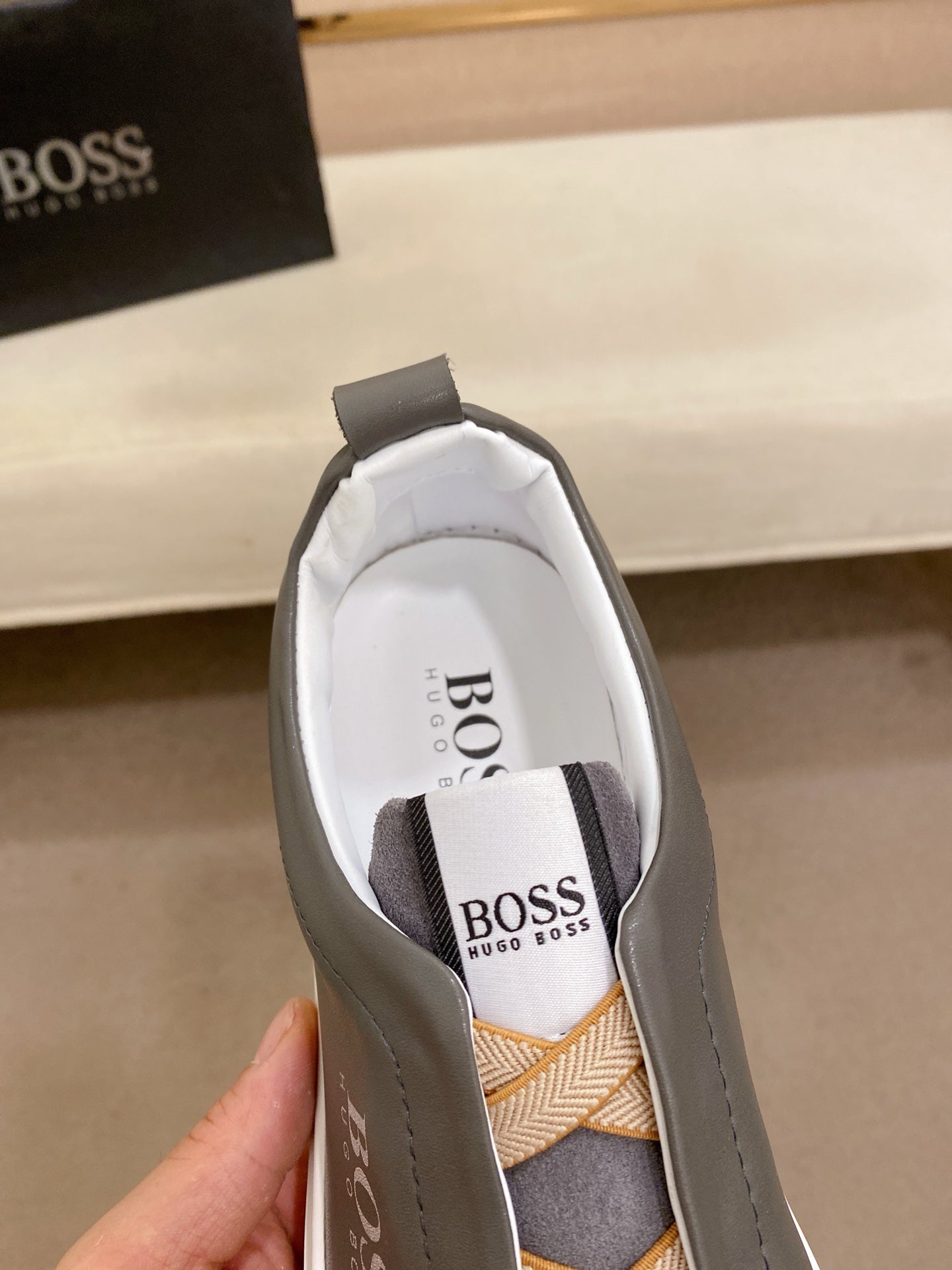 Boss Casual Leather Loafers