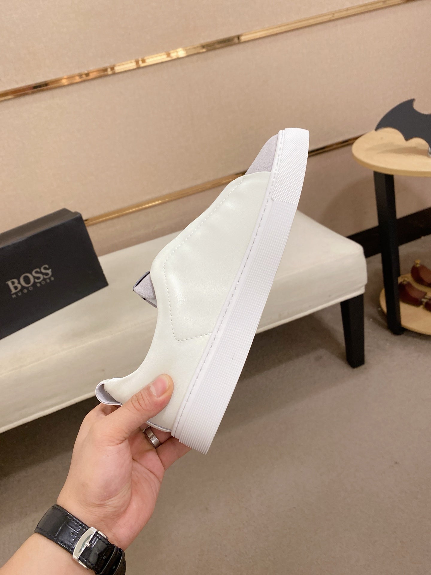 Boss Casual Leather Loafers