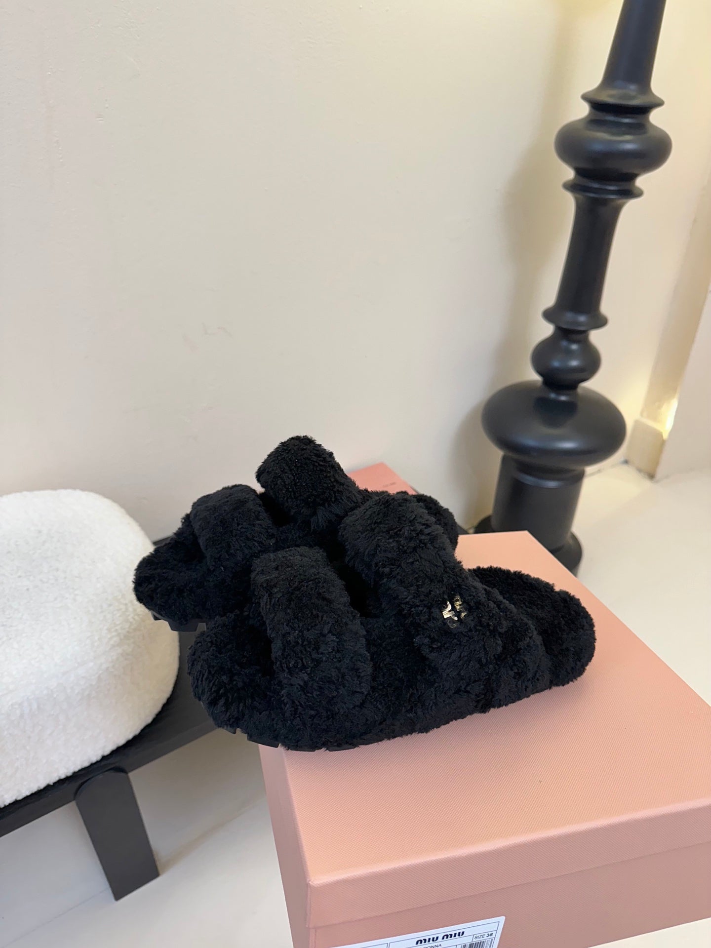 Miu Miu Sheepskin Mules