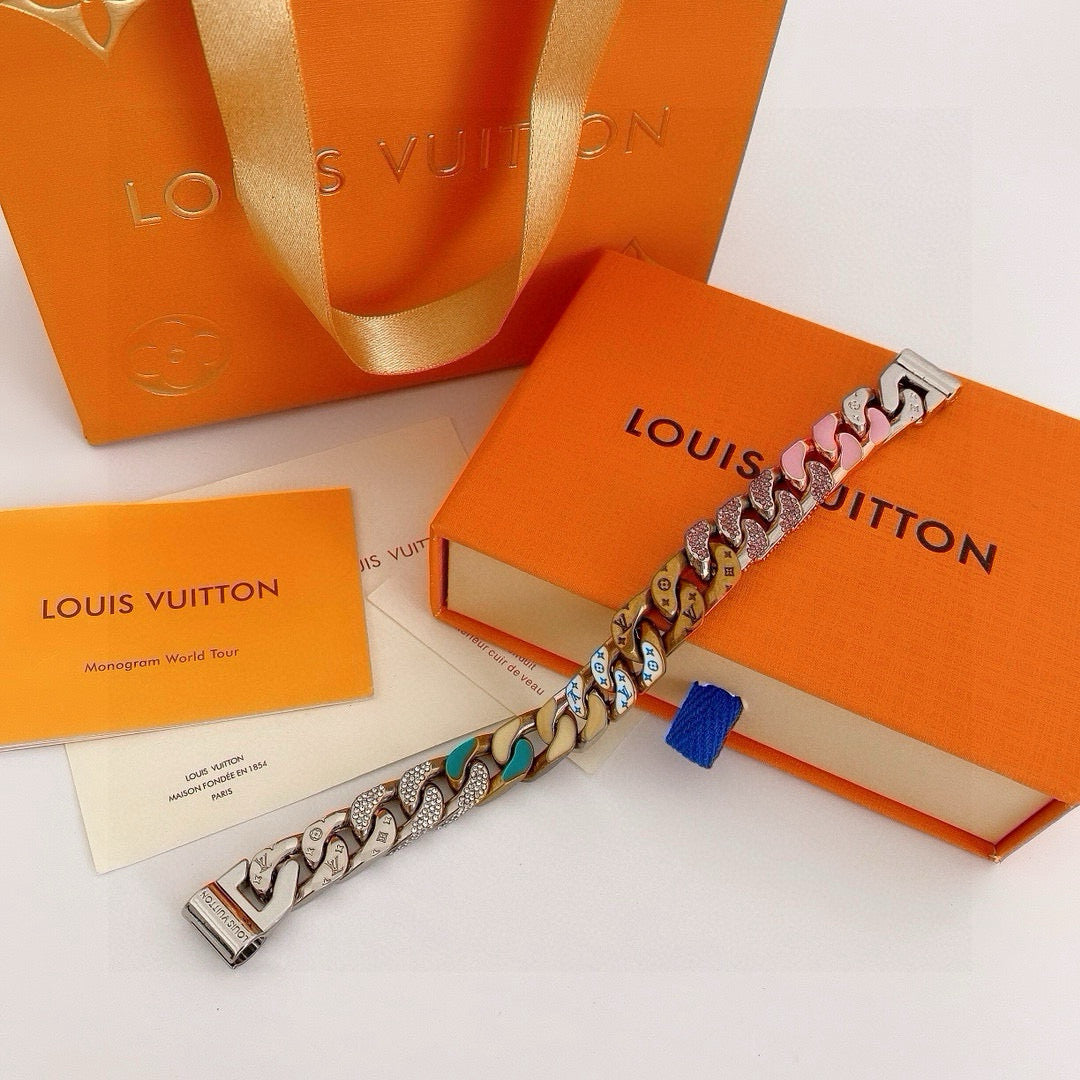 Louis Vuitton Wide Cuban Magnetic Bracelet – 2020SS