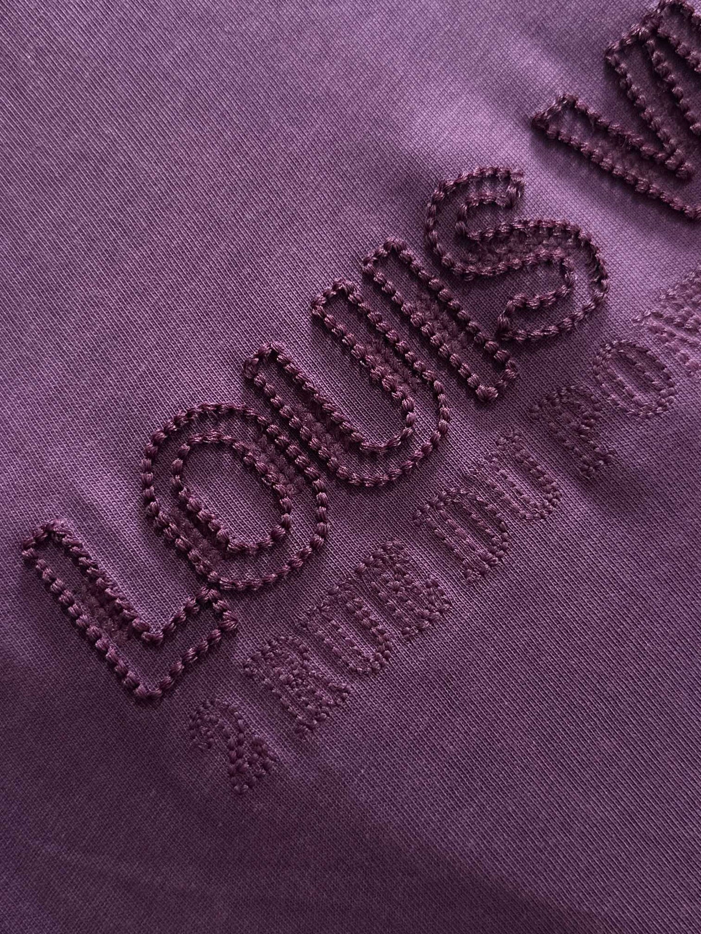 Louis Vuitton Hollow Grain Embroidery Logo T-Shirt – 2025SS