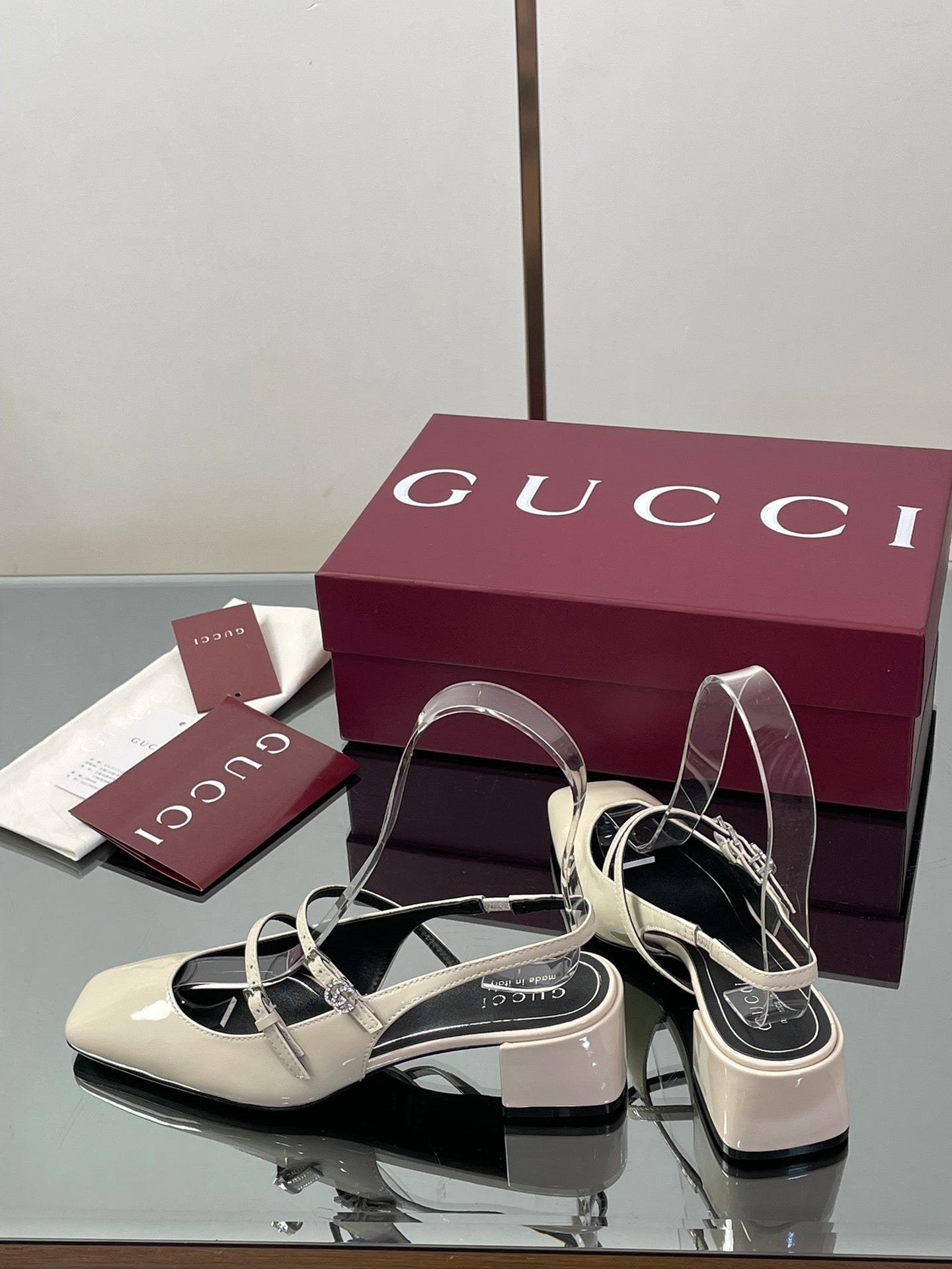 Gucci Crystal Double G Slingback Pumps – 2025 Fall Collection