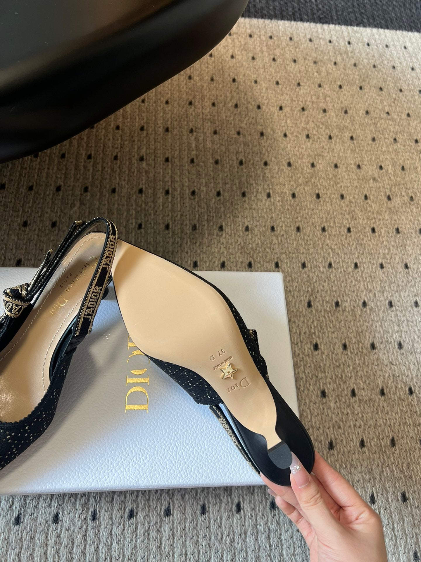 Dior Classic Polka Dot Bow Pumps