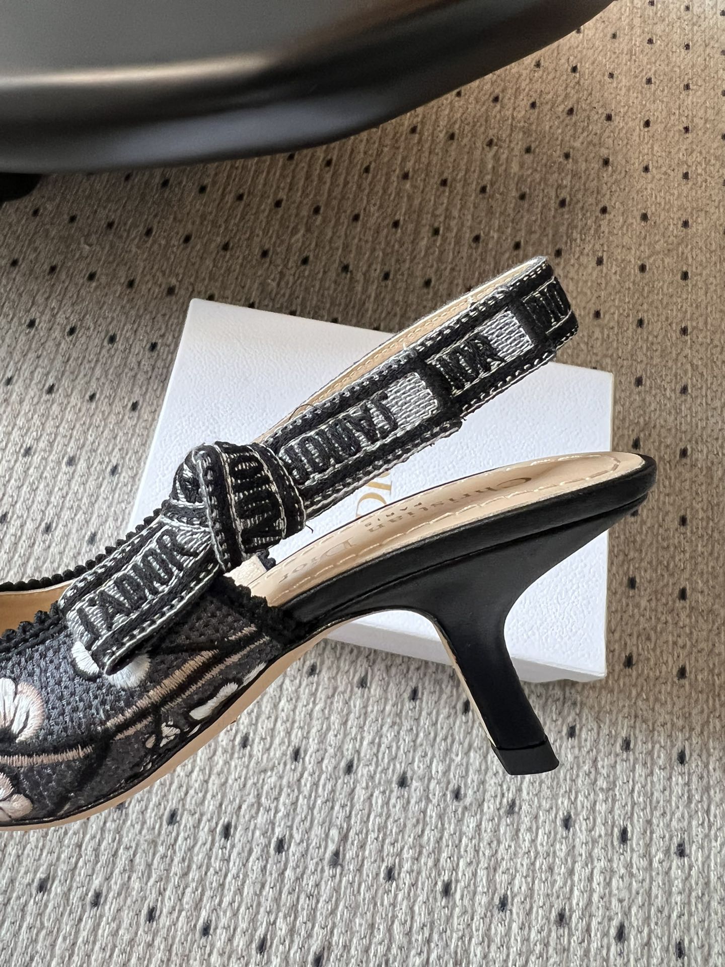 Dior Classic Multi-Color Embroidered Pumps