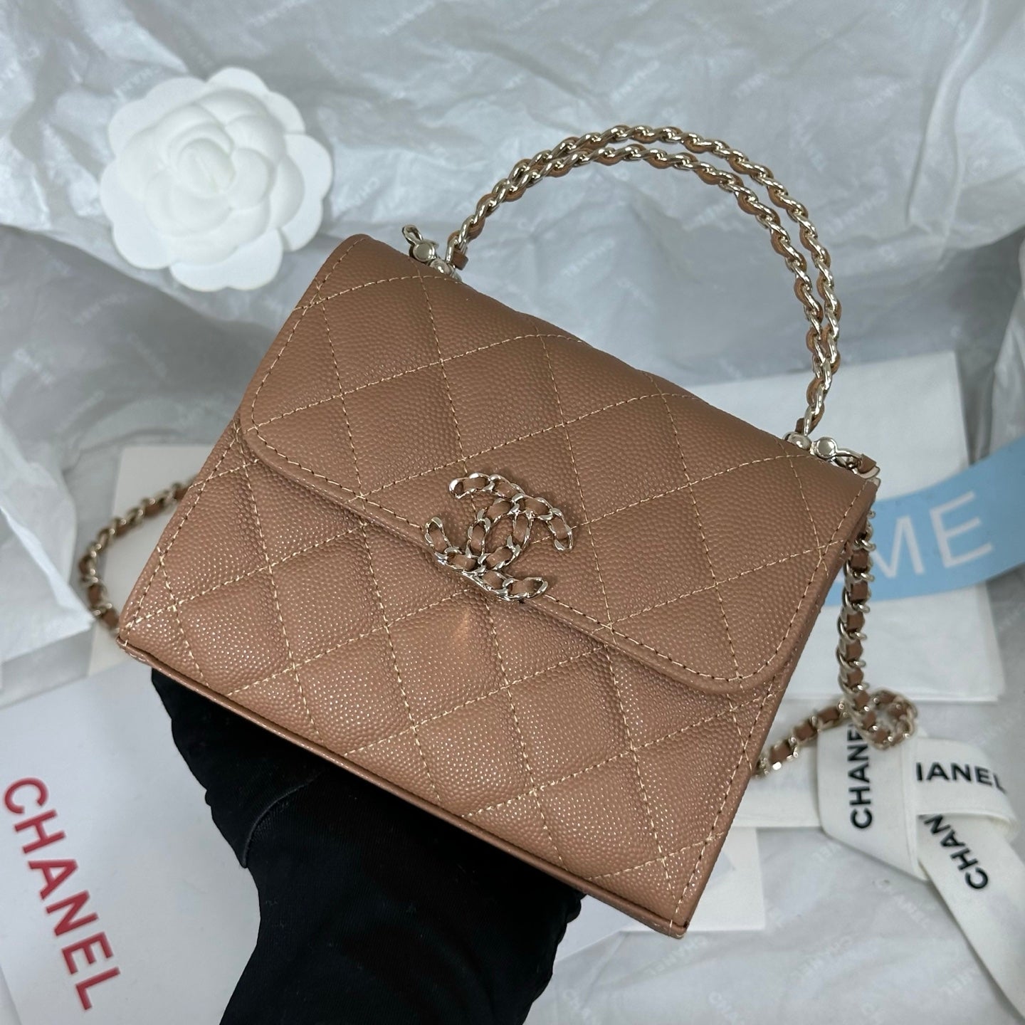 Chanel 96148 Cross Chain Handle Mini Kelly