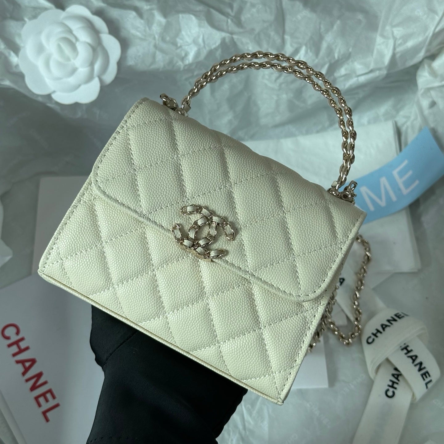 Chanel 96148 Cross Chain Handle Mini Kelly