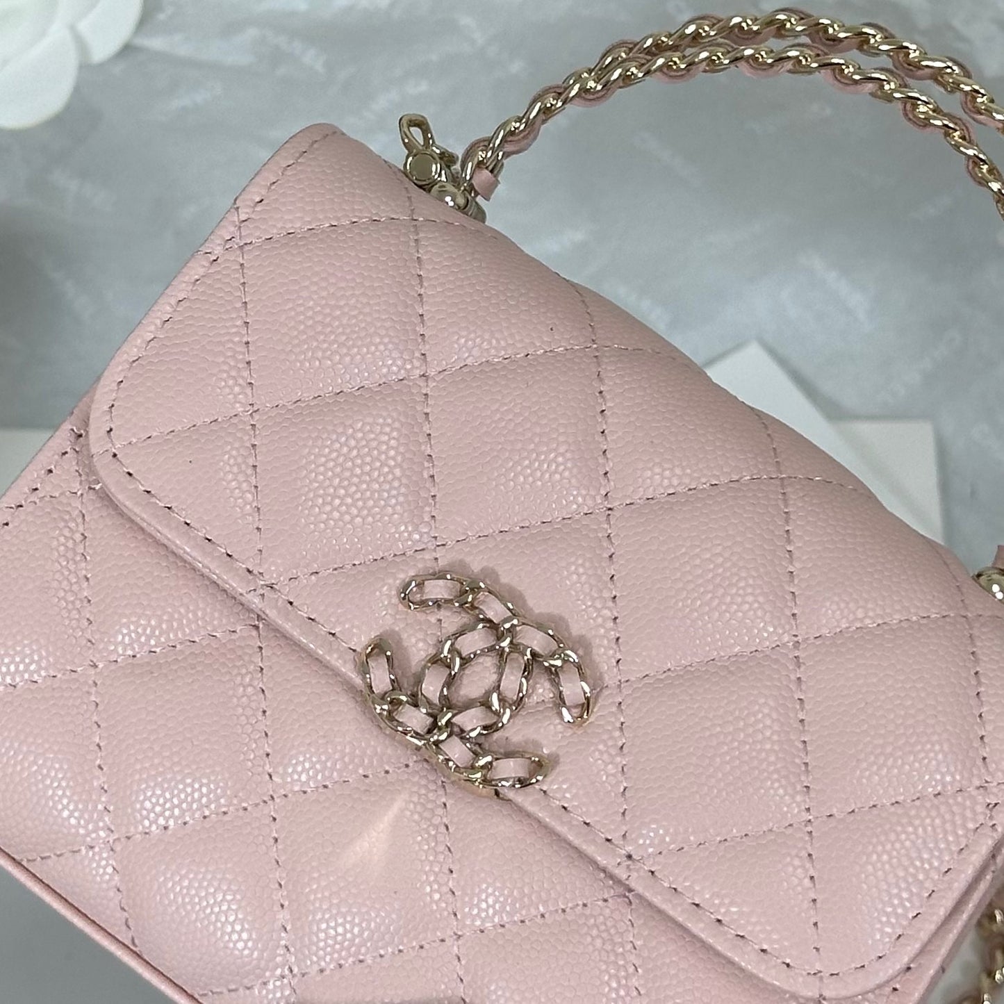 Chanel 96148 Cross Chain Handle Mini Kelly
