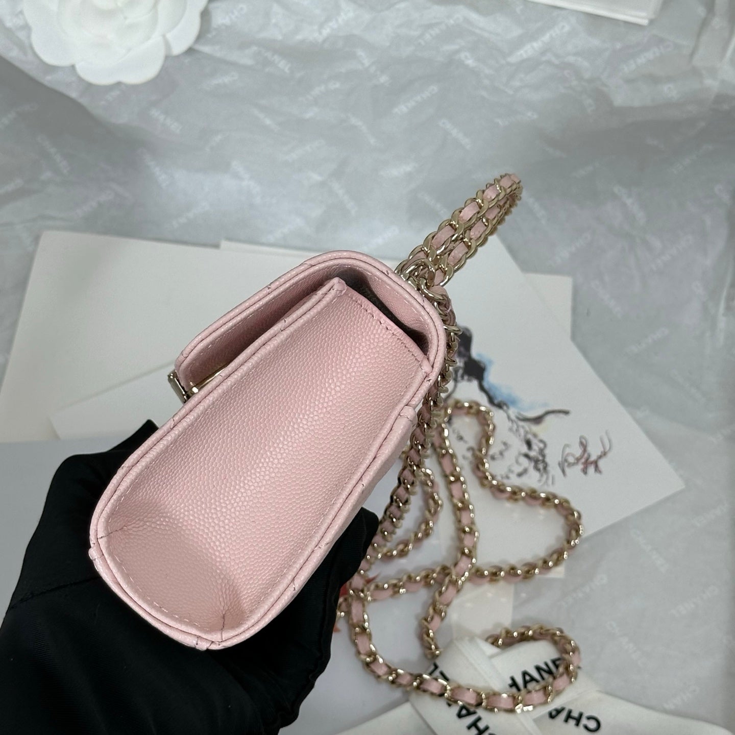 Chanel 96148 Cross Chain Handle Mini Kelly
