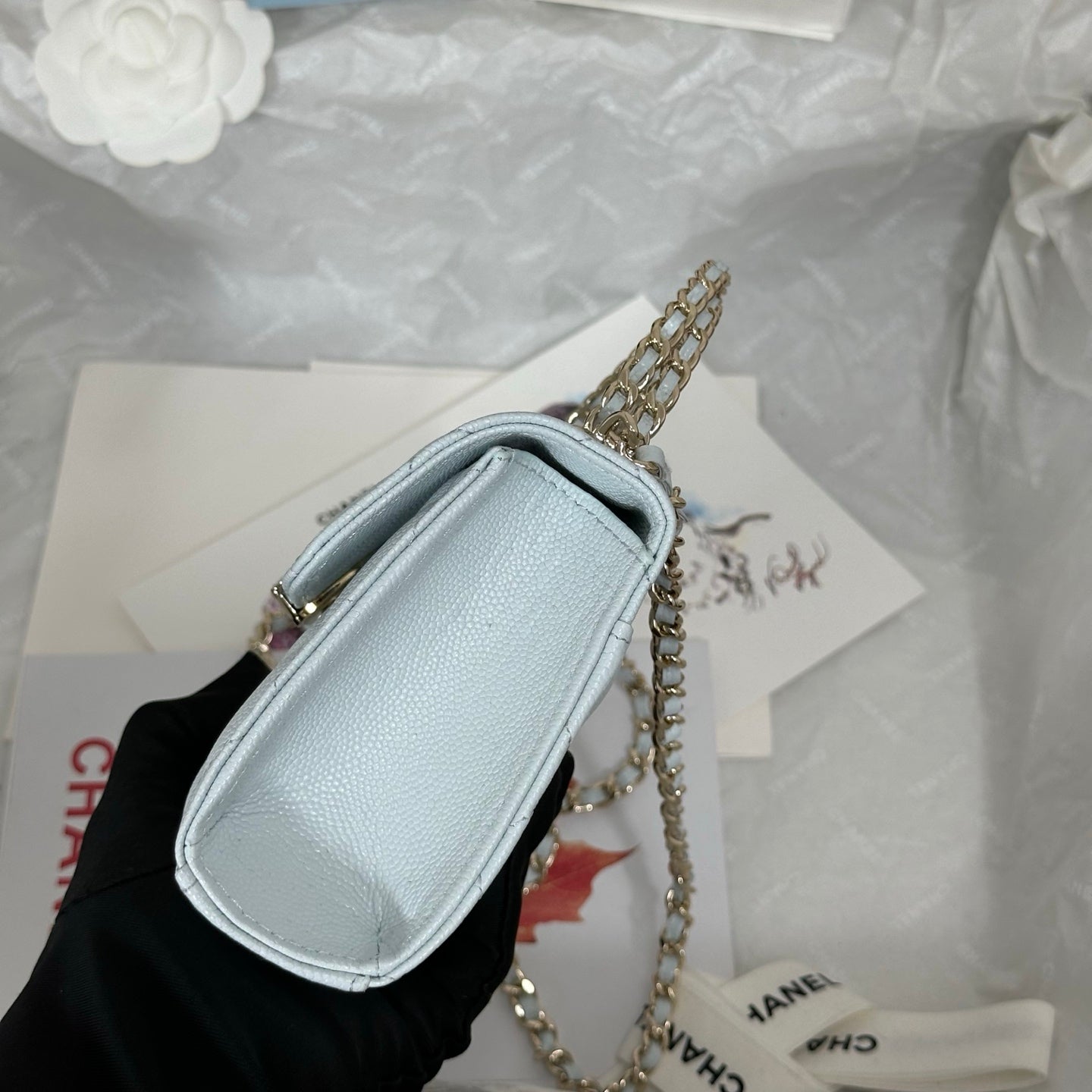 Chanel 96148 Cross Chain Handle Mini Kelly