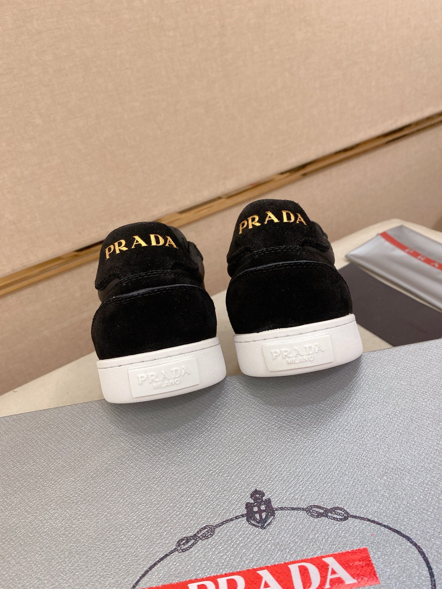 Prada Men's Leather Air Cushion Sneakers