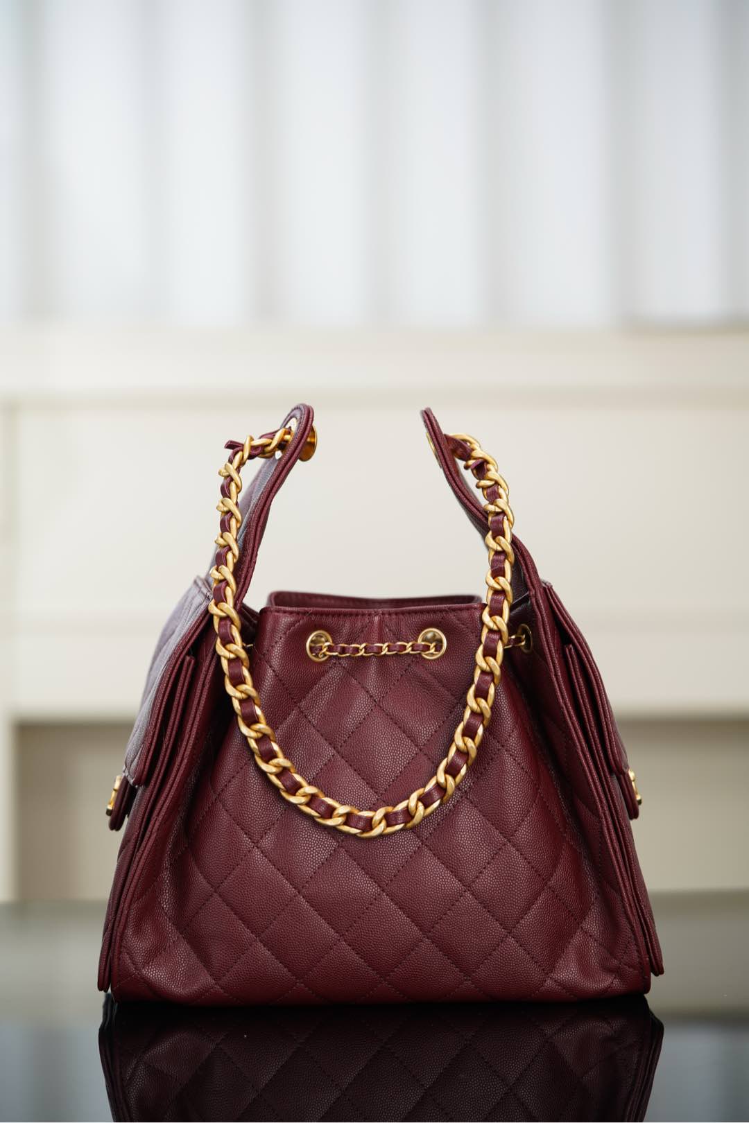 Chanel Small Hobo Drawstring Bucket Bag – 25A Collection