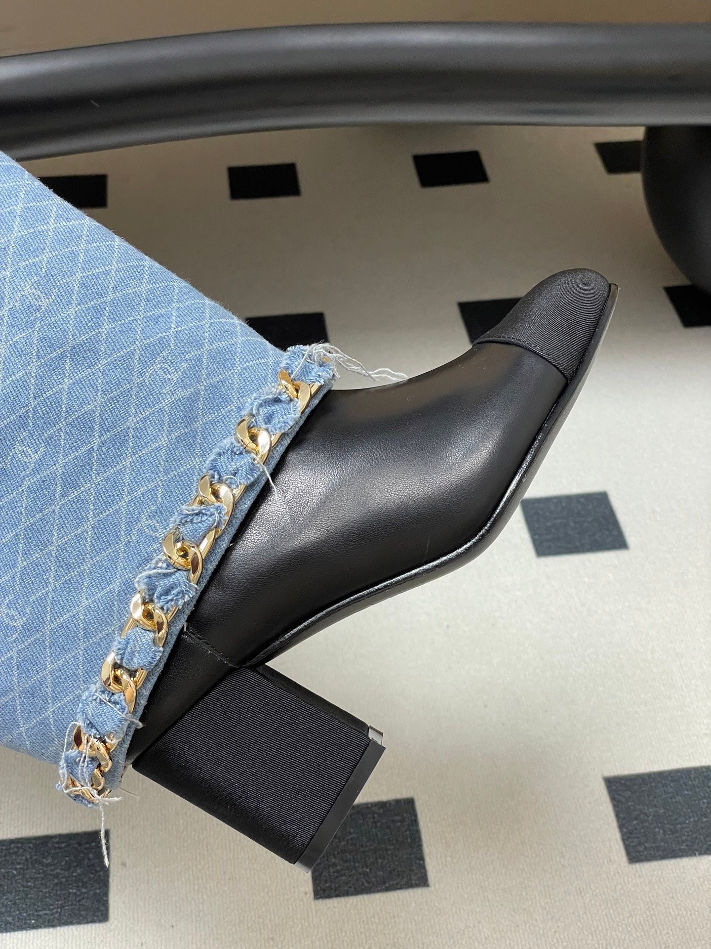 Chanel Chain Detail Long Boots – Autumn/Winter 25B Collection