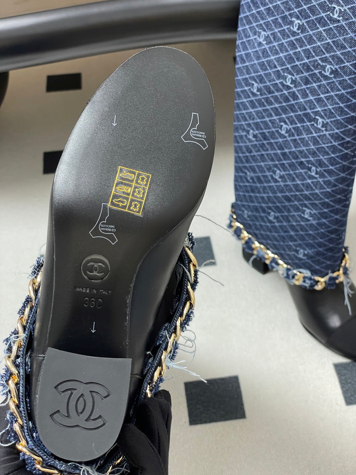 Chanel Chain Detail Long Boots – Autumn/Winter 25B Collection