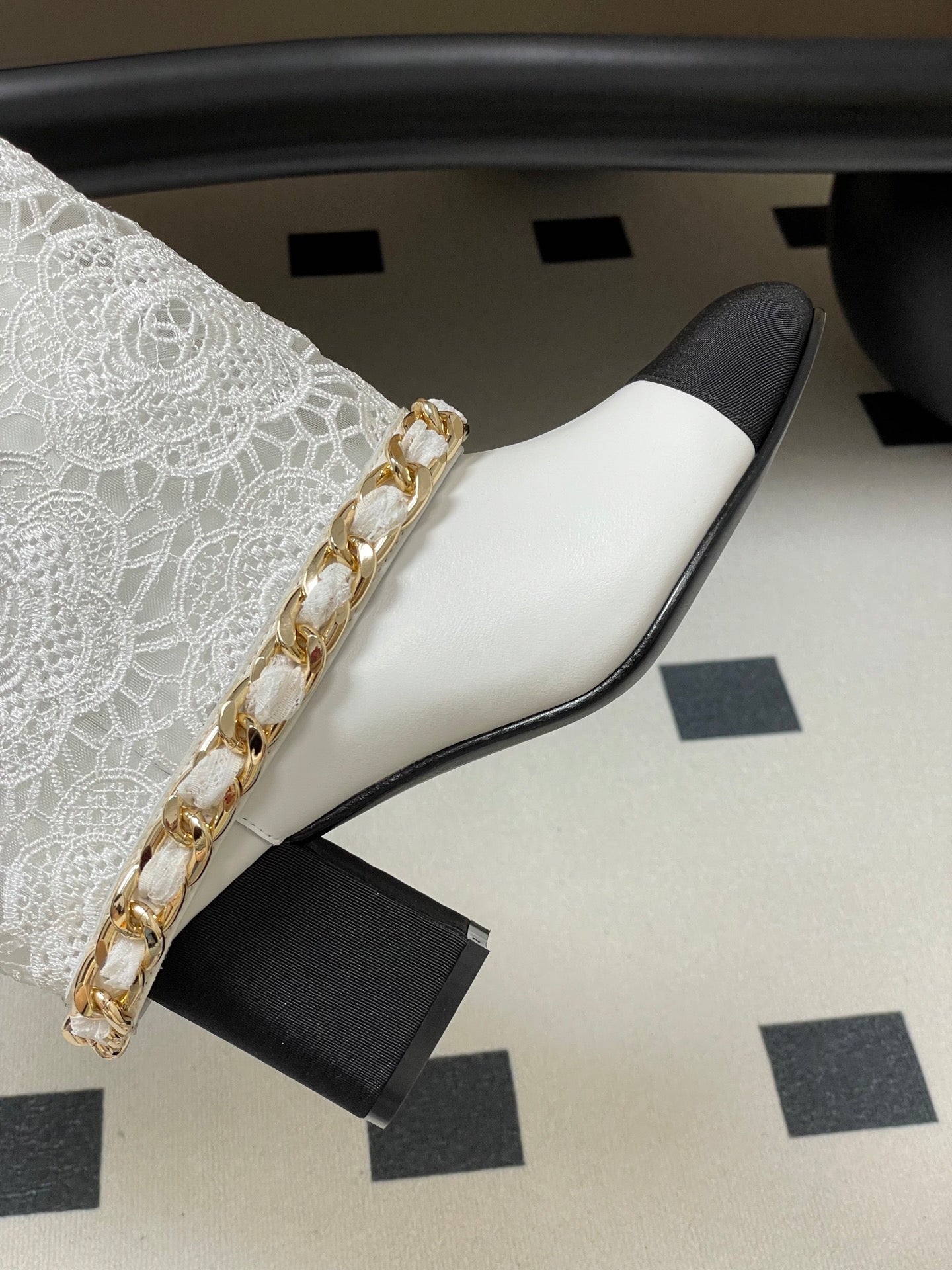 Chanel Chain Detail Knee-High Boots – Autumn/Winter Collection – 25B