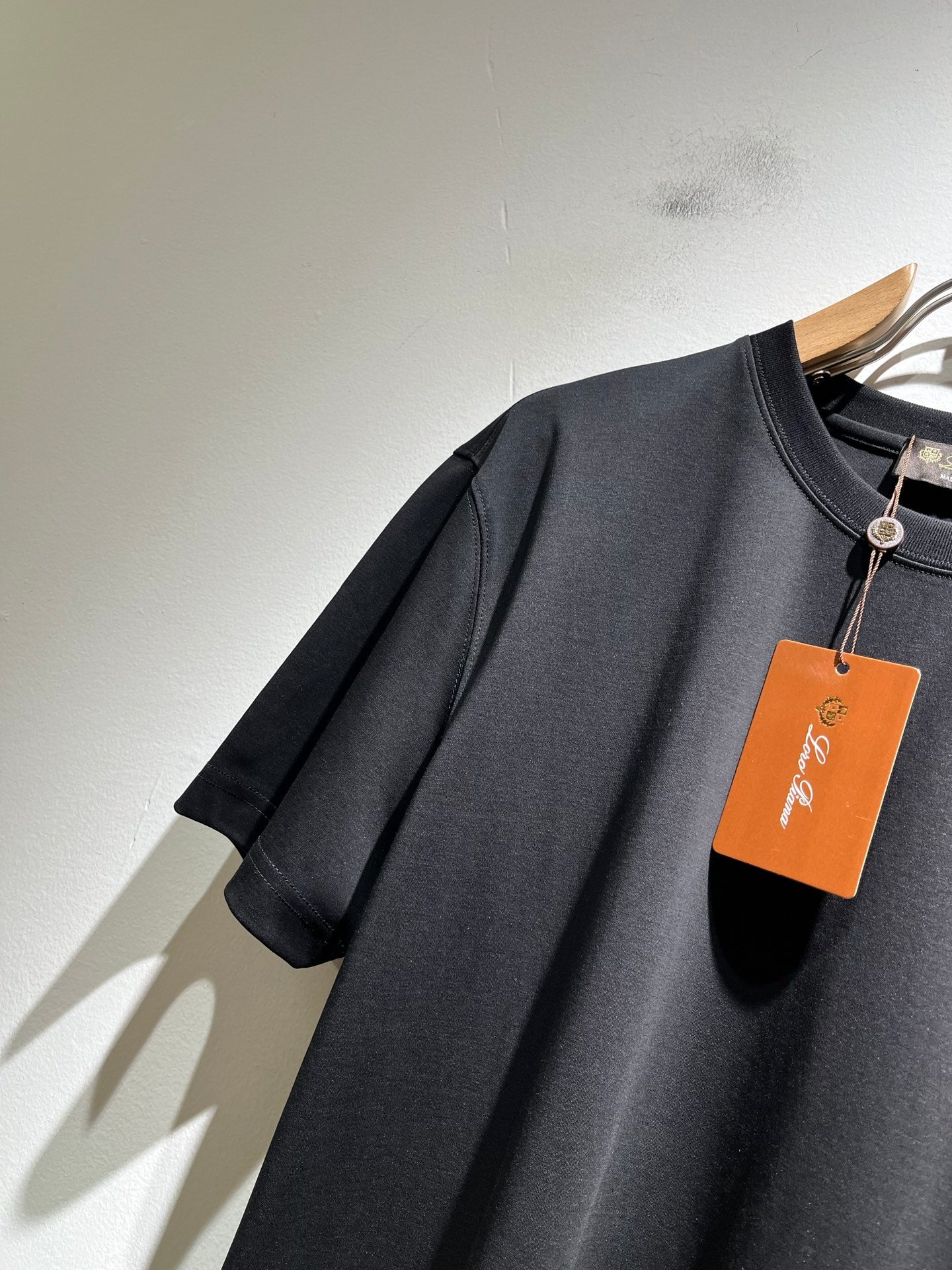 Loro Piana Men's Logo Rubberized Short Sleeve T-Shirt – Spring/Summer 2025