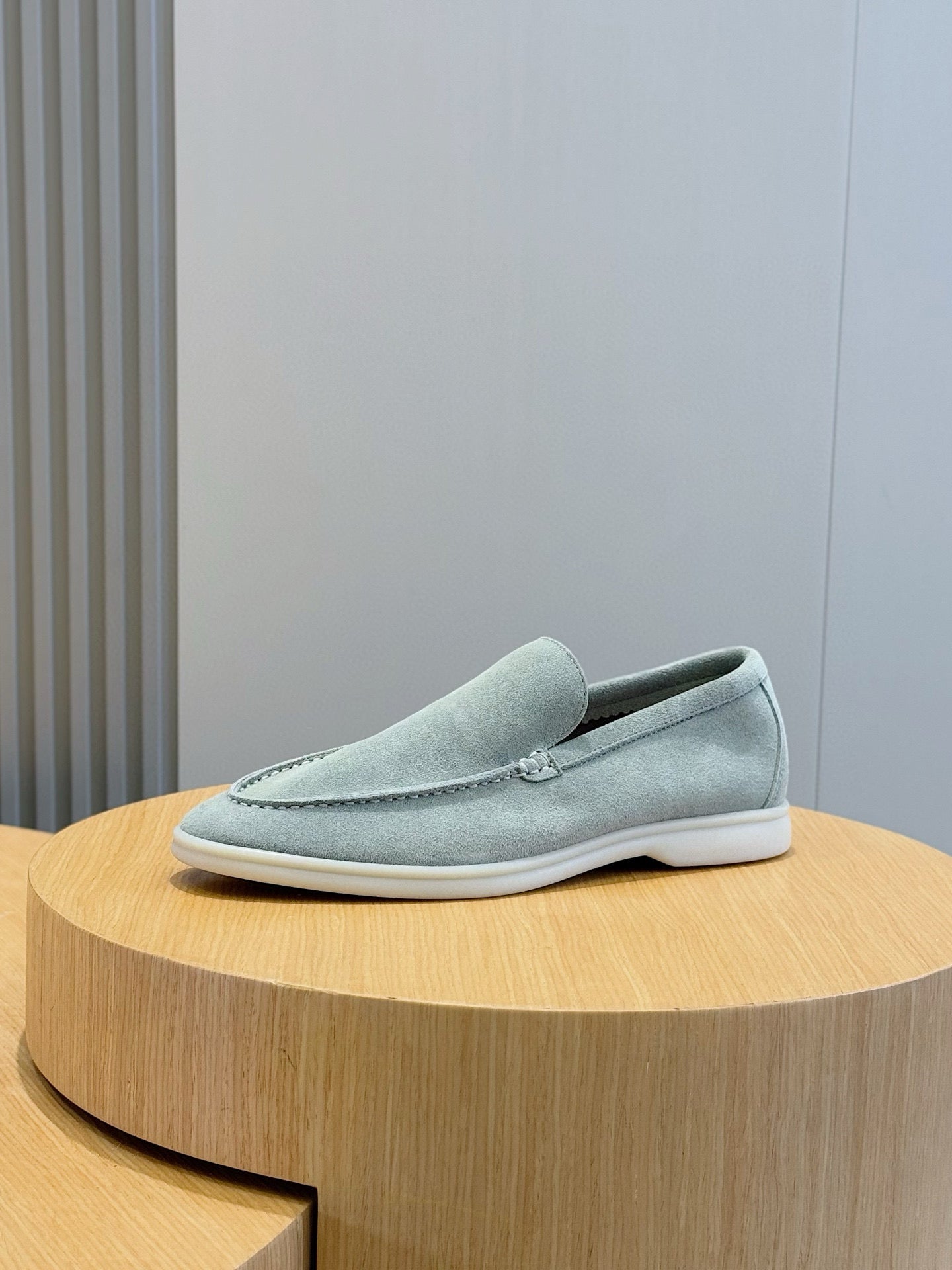 Loro Piana Italian Handmade Suede Loafers