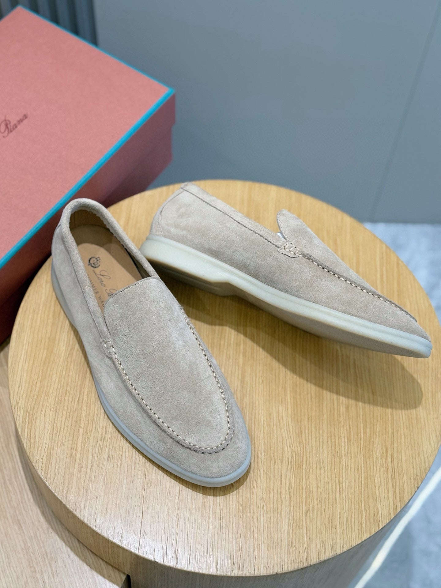 Loro Piana Italian Handmade Suede Driving Shoes