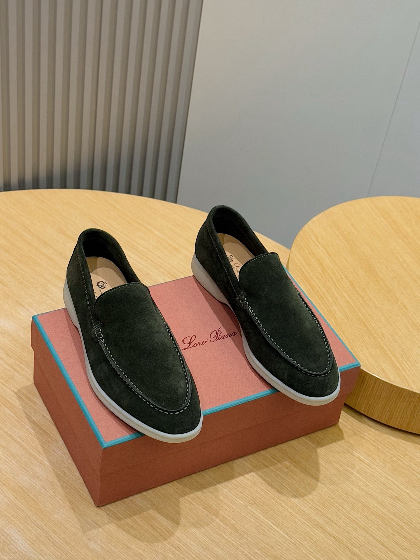 Loro Piana Italian Handmade Suede Driving Shoes