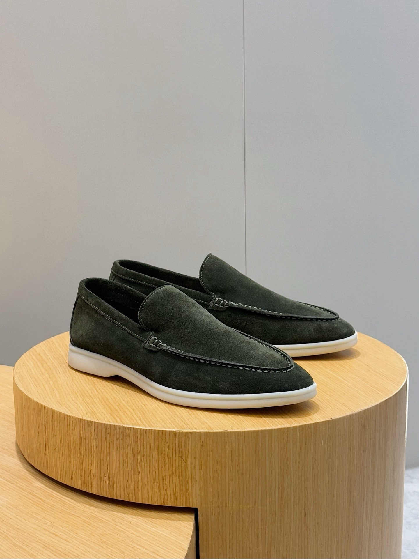 Loro Piana Italian Handmade Suede Driving Shoes