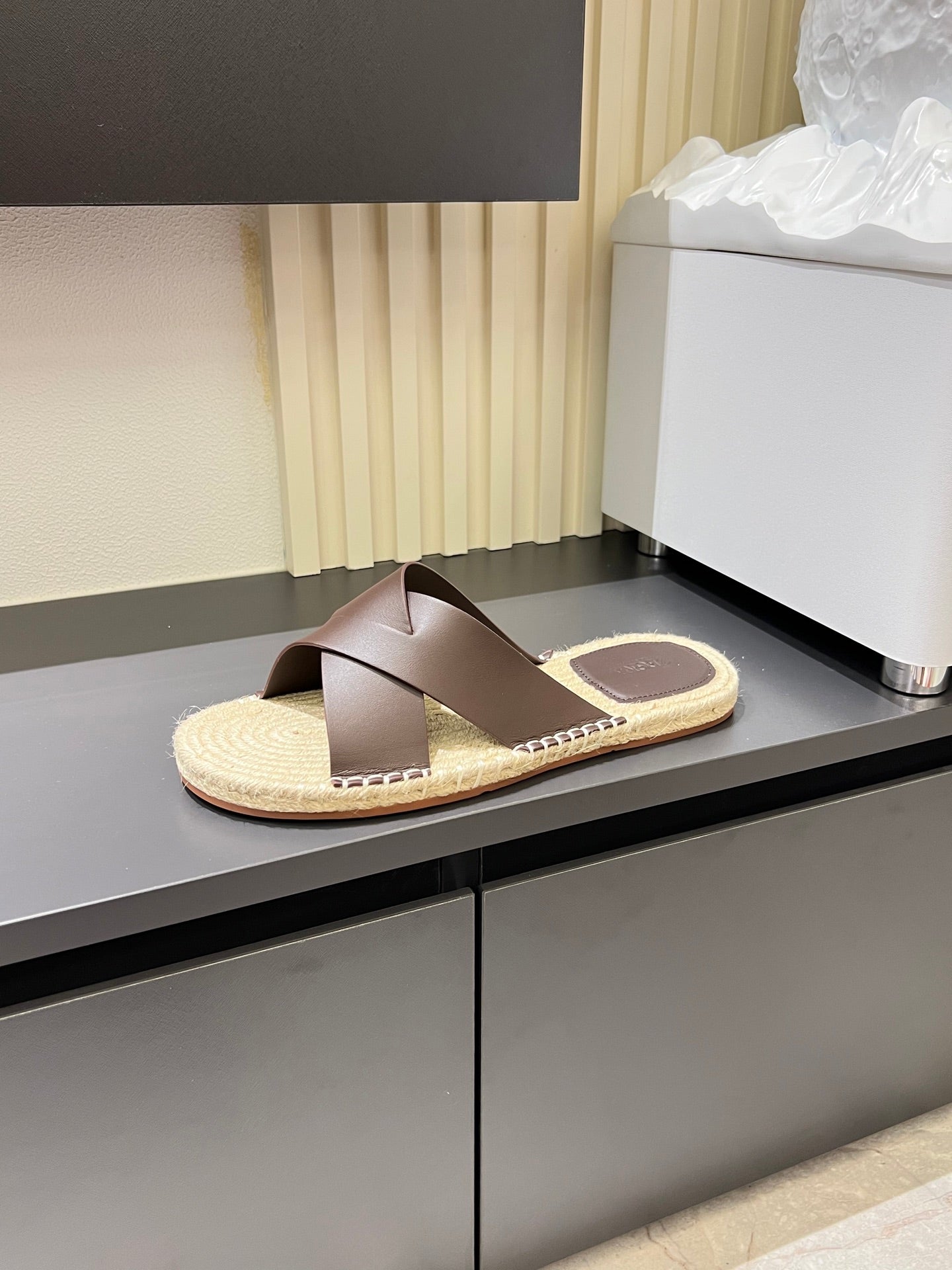 Zegna Classic Leather and Suede Slides