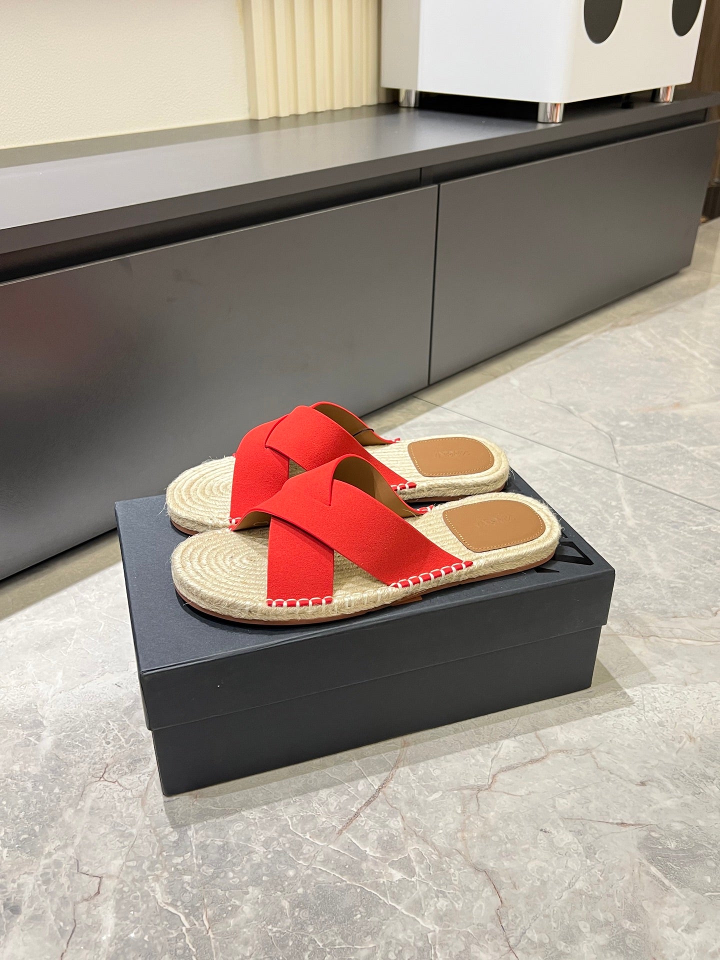 Zegna Classic Leather and Suede Slides