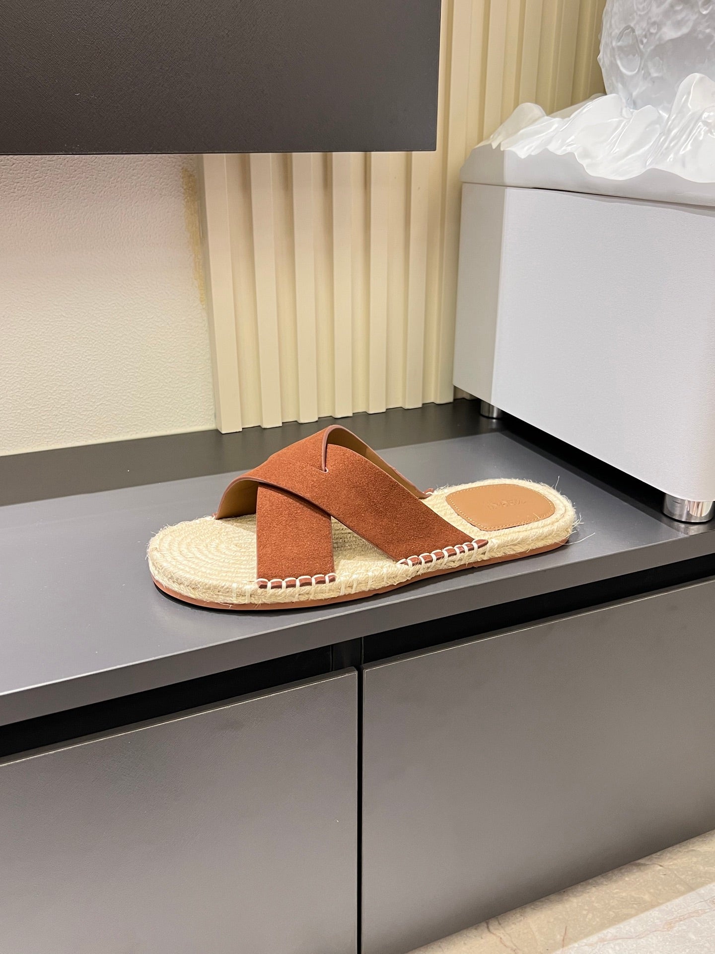 Zegna Classic Leather and Suede Slides