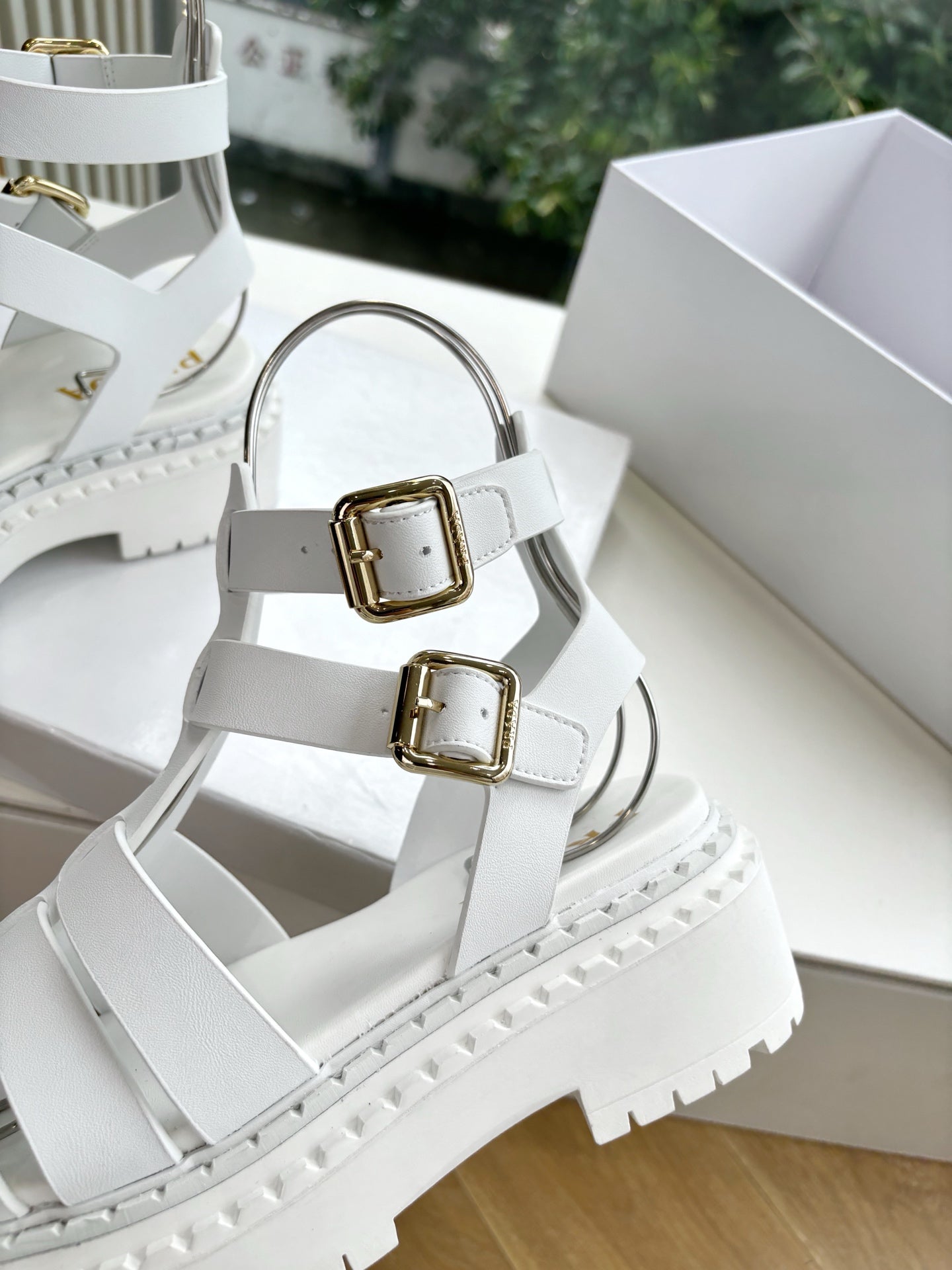 Prada 2025 Spring/Summer Cage Sandals
