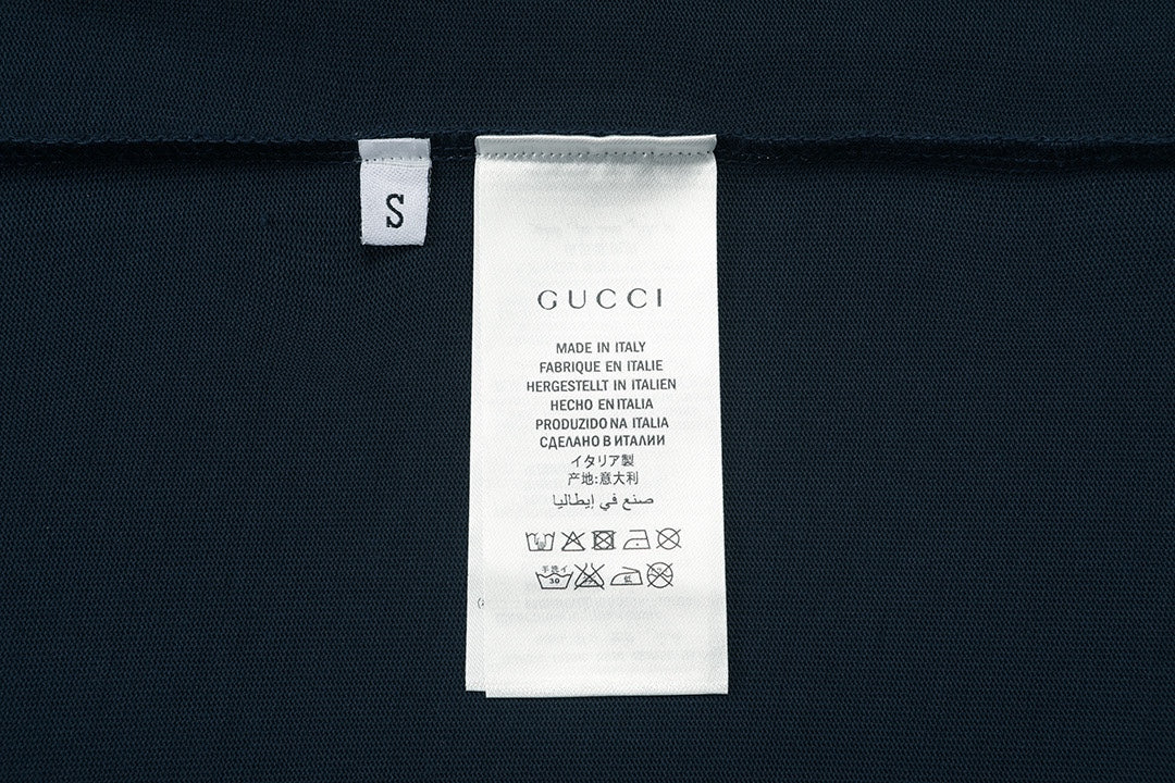 Gucci Digital Print Small Letter Logo T-Shirt – 2025SS