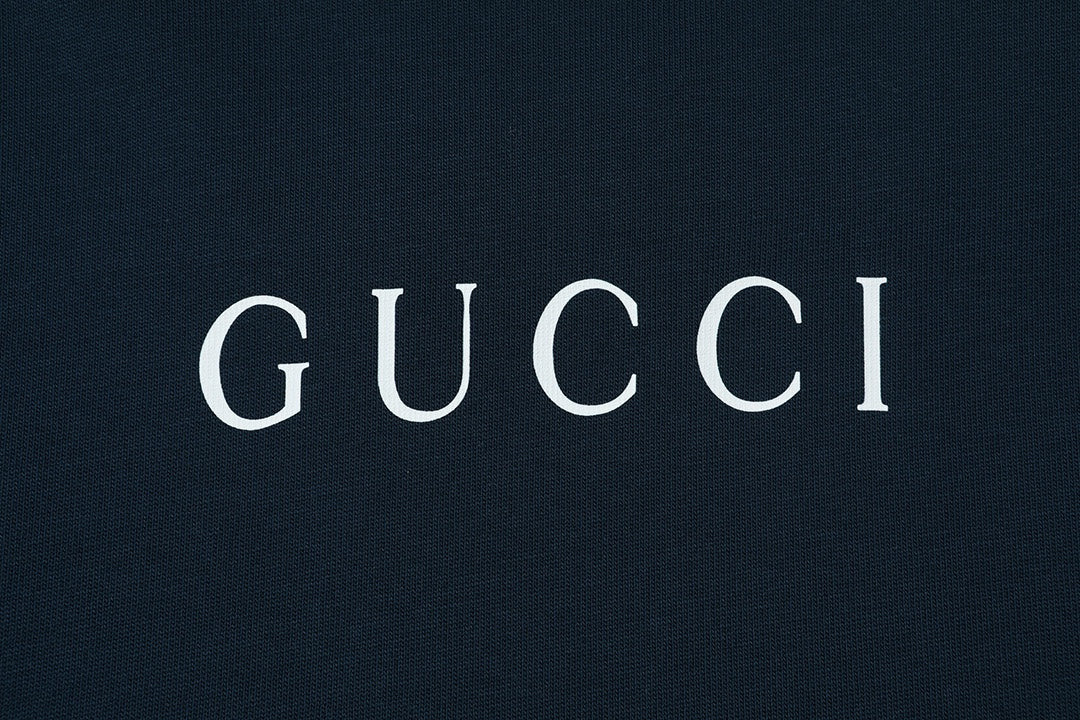 Gucci Digital Print Small Letter Logo T-Shirt – 2025SS