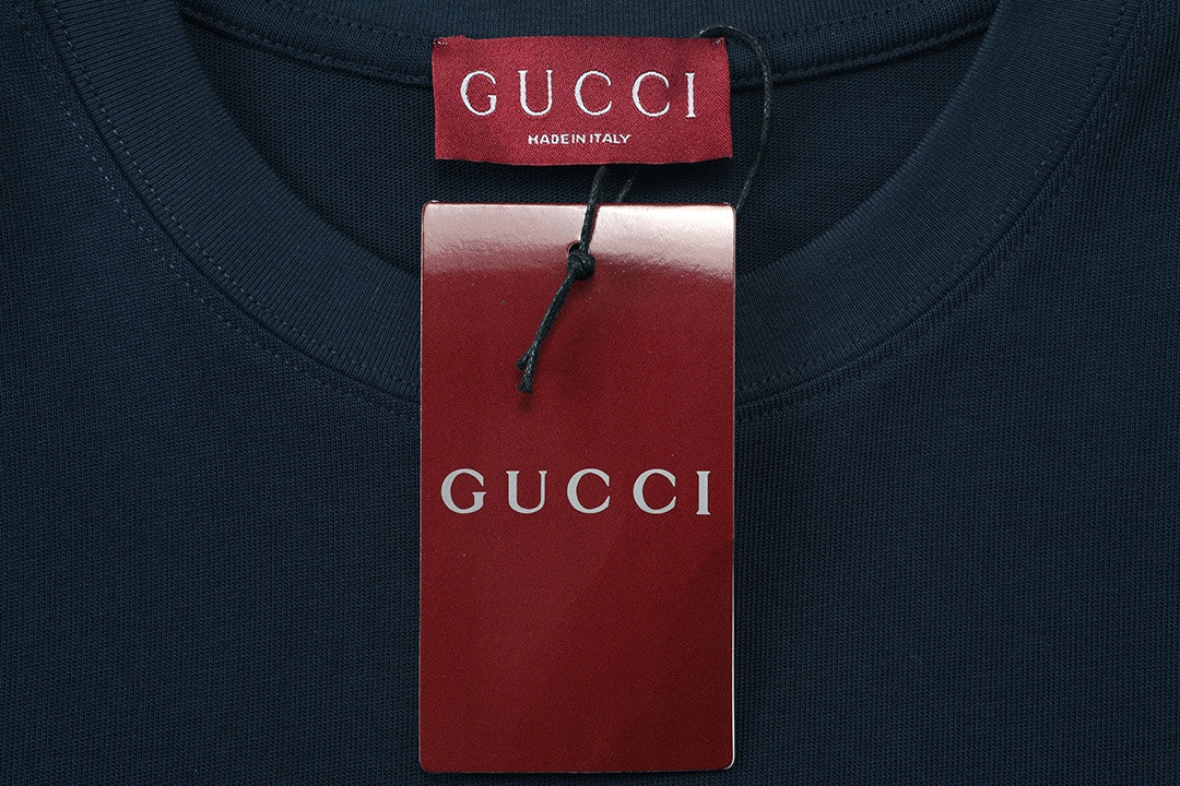 Gucci Digital Print Small Letter Logo T-Shirt – 2025SS