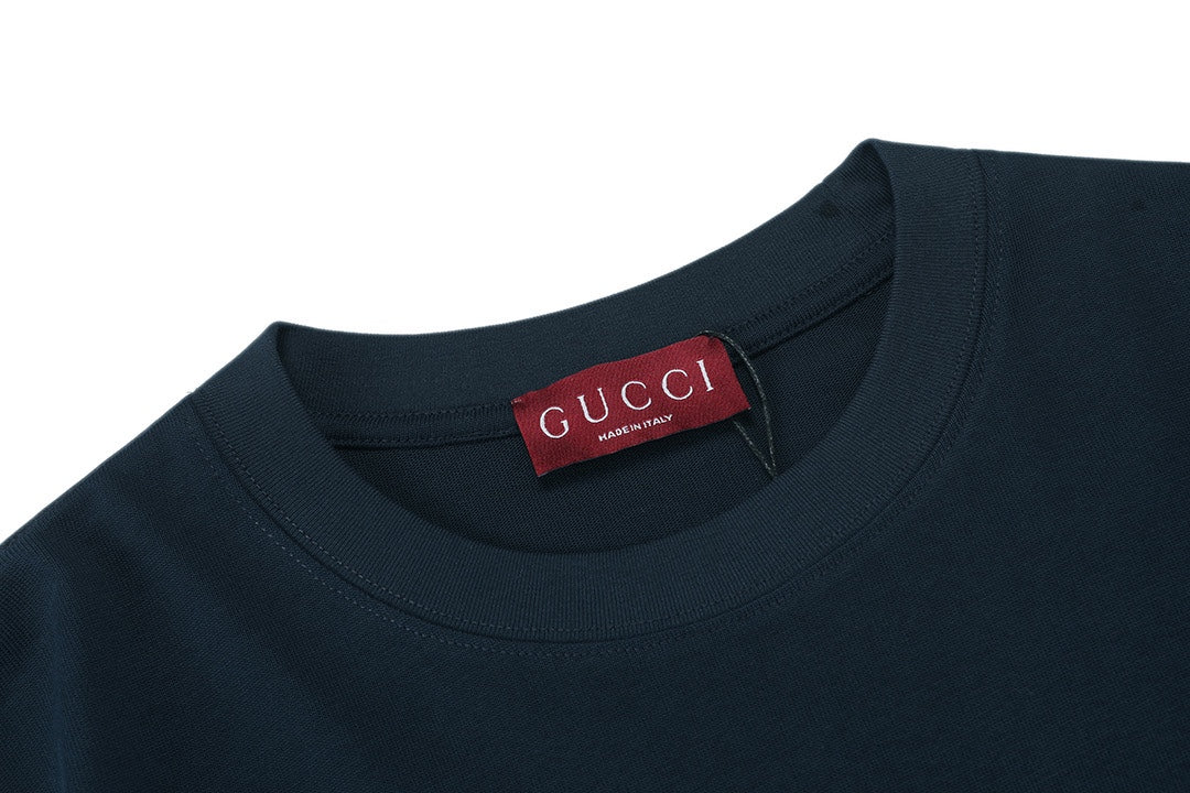 Gucci Digital Print Small Letter Logo T-Shirt – 2025SS