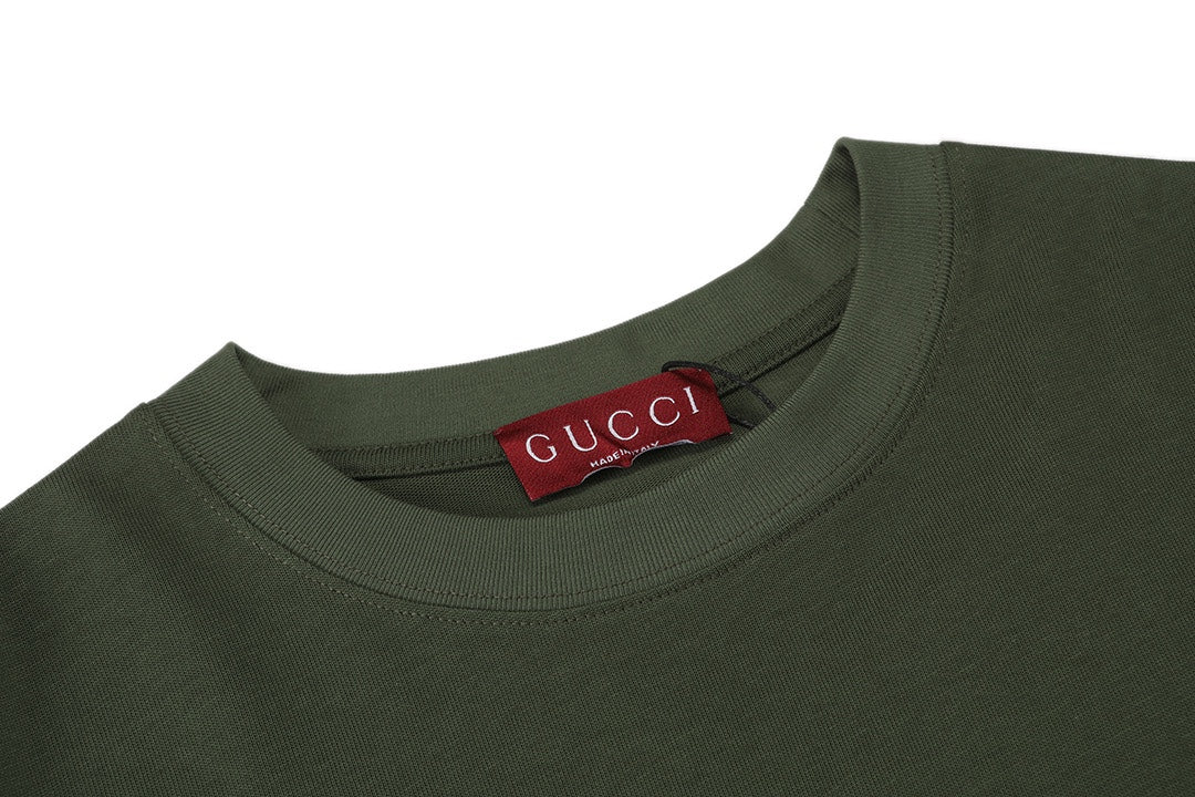 Gucci Digital Print Small Letter Logo T-Shirt – 2025SS