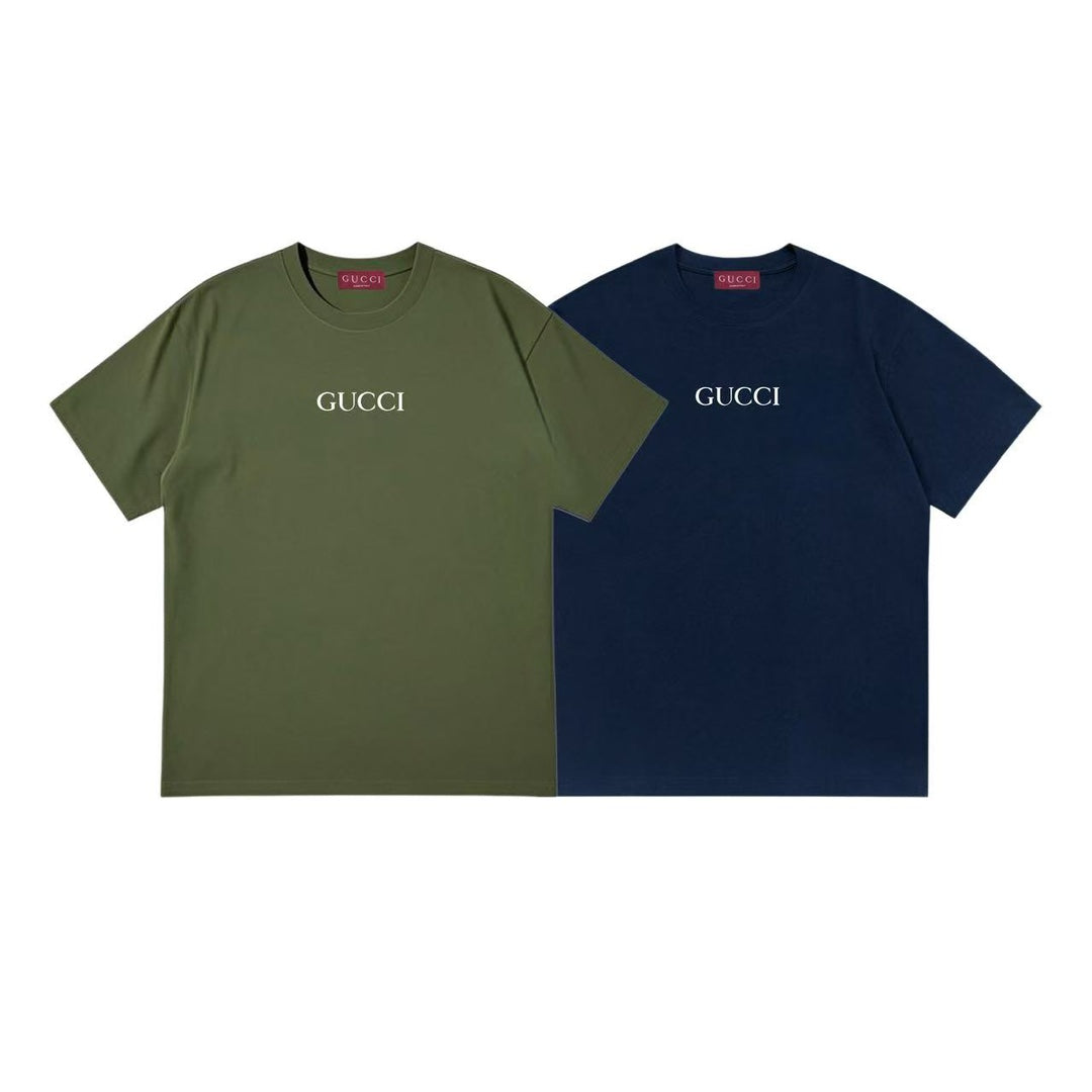 Gucci Digital Print Small Letter Logo T-Shirt – 2025SS