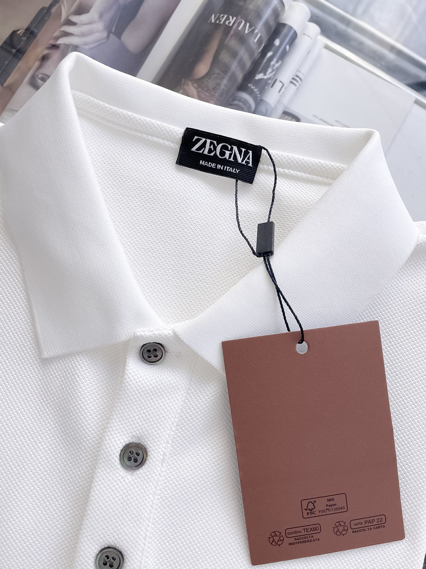 Zegna Minimalist Piqué Polo Shirt – 2026 Spring/Summer Collection